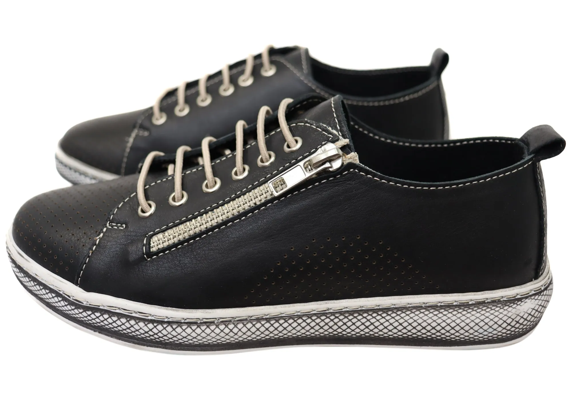 Orizonte Ashana Damen Europäische Bequeme Lederschuhe Orizonte Schuhe