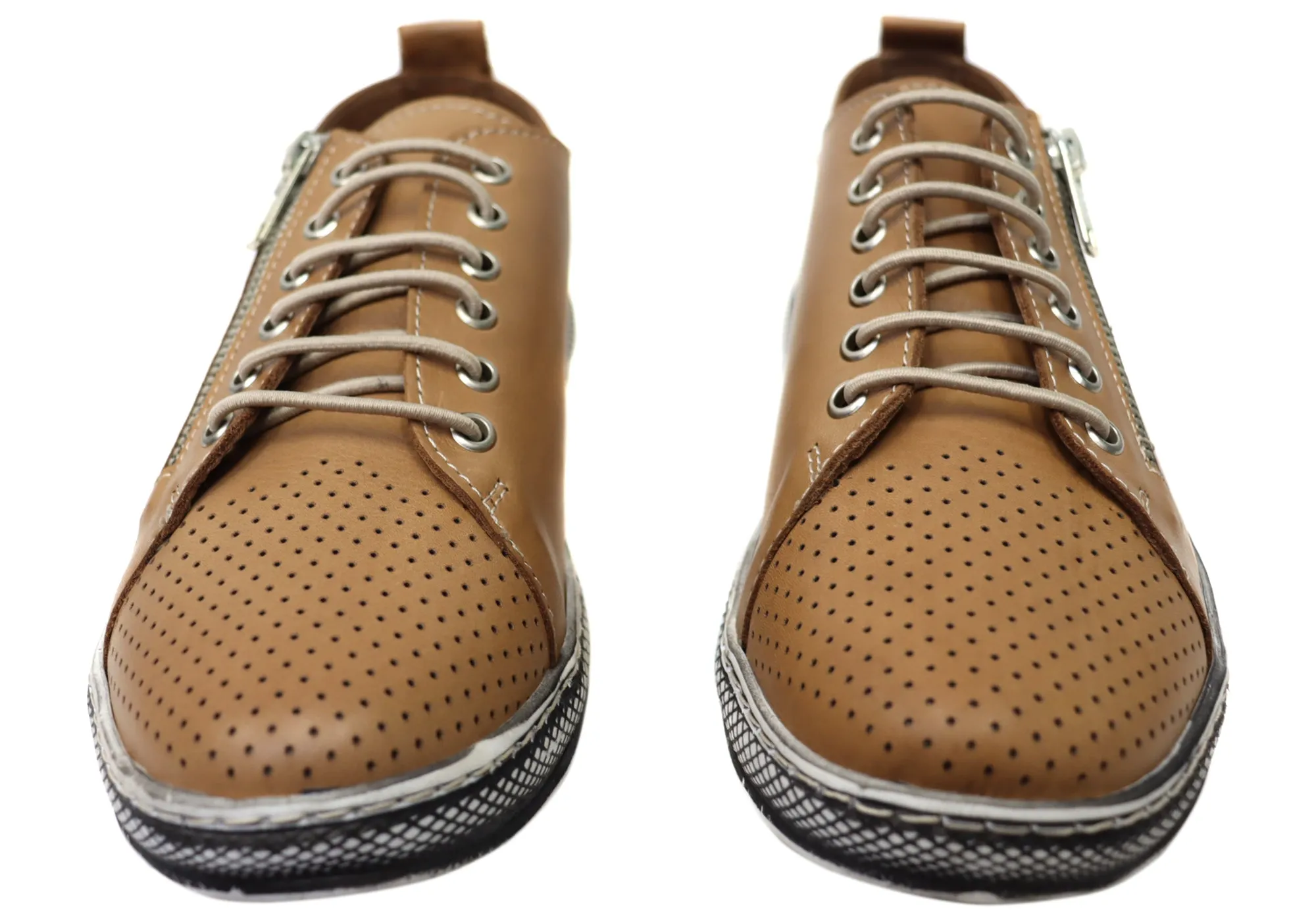 Orizonte Ashana Damen Europäische Bequeme Lederschuhe Orizonte Schuhe