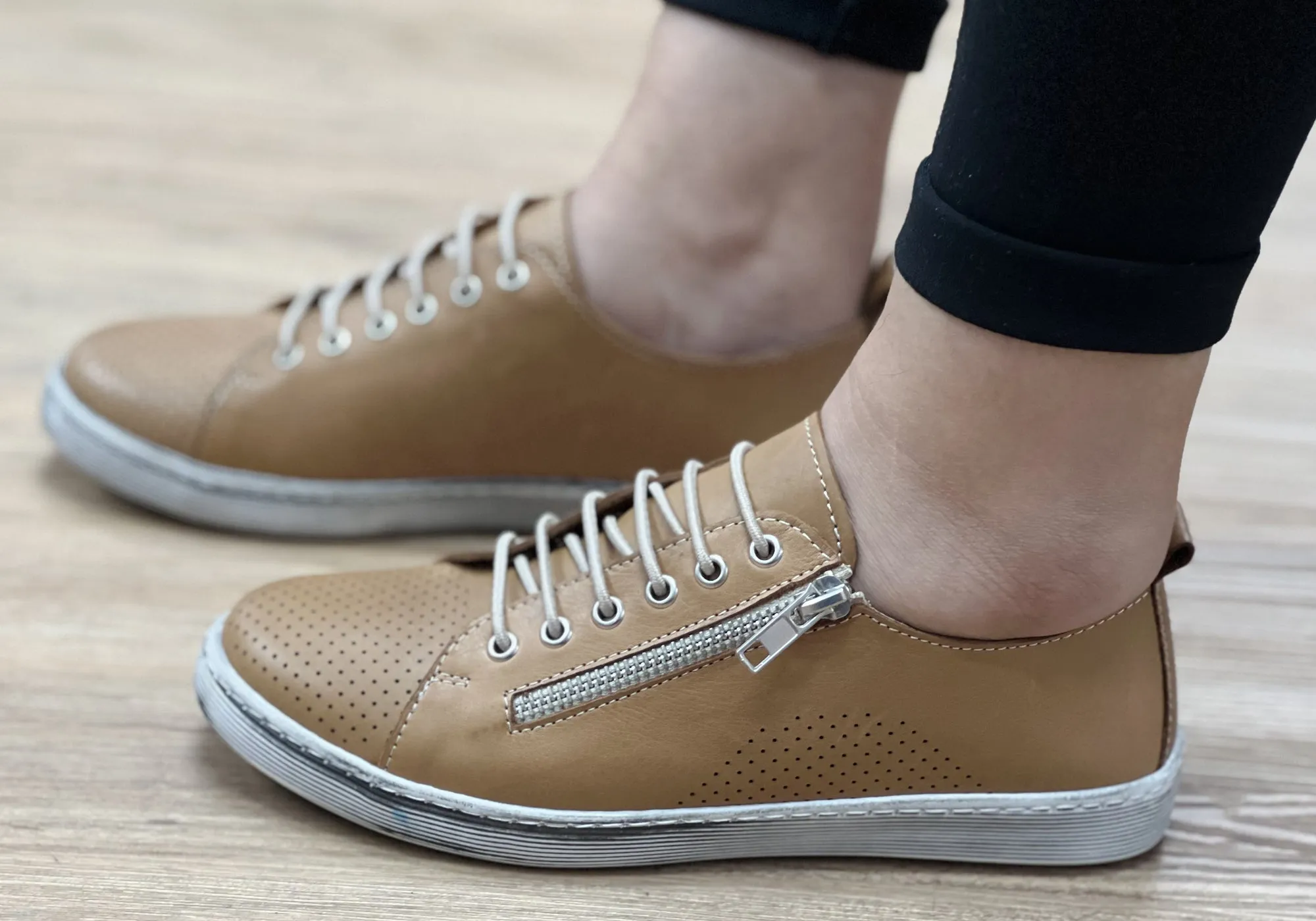 Orizonte Ashana Damen Europäische Bequeme Lederschuhe Orizonte Schuhe