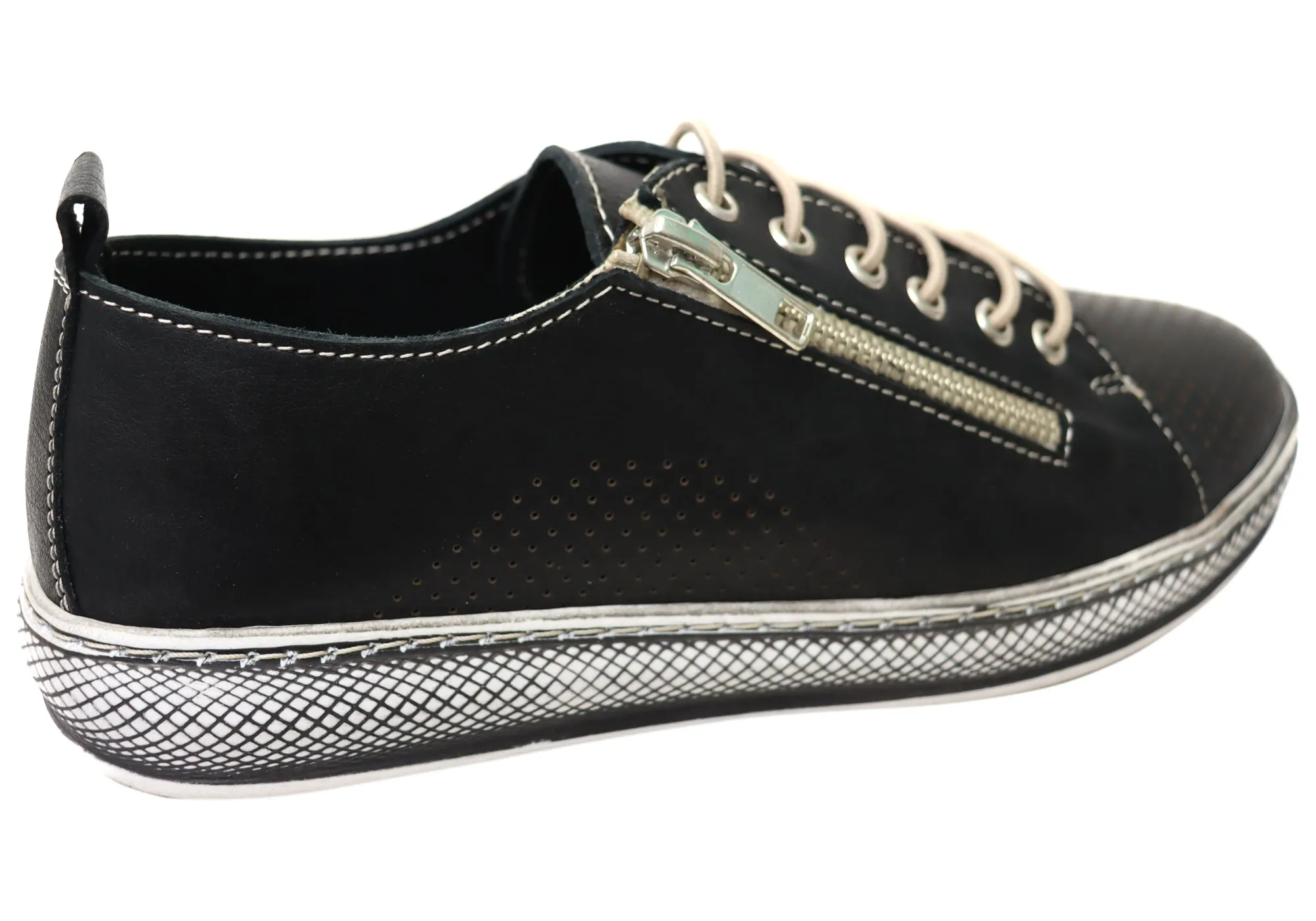 Orizonte Ashana Damen Europäische Bequeme Lederschuhe Orizonte Schuhe