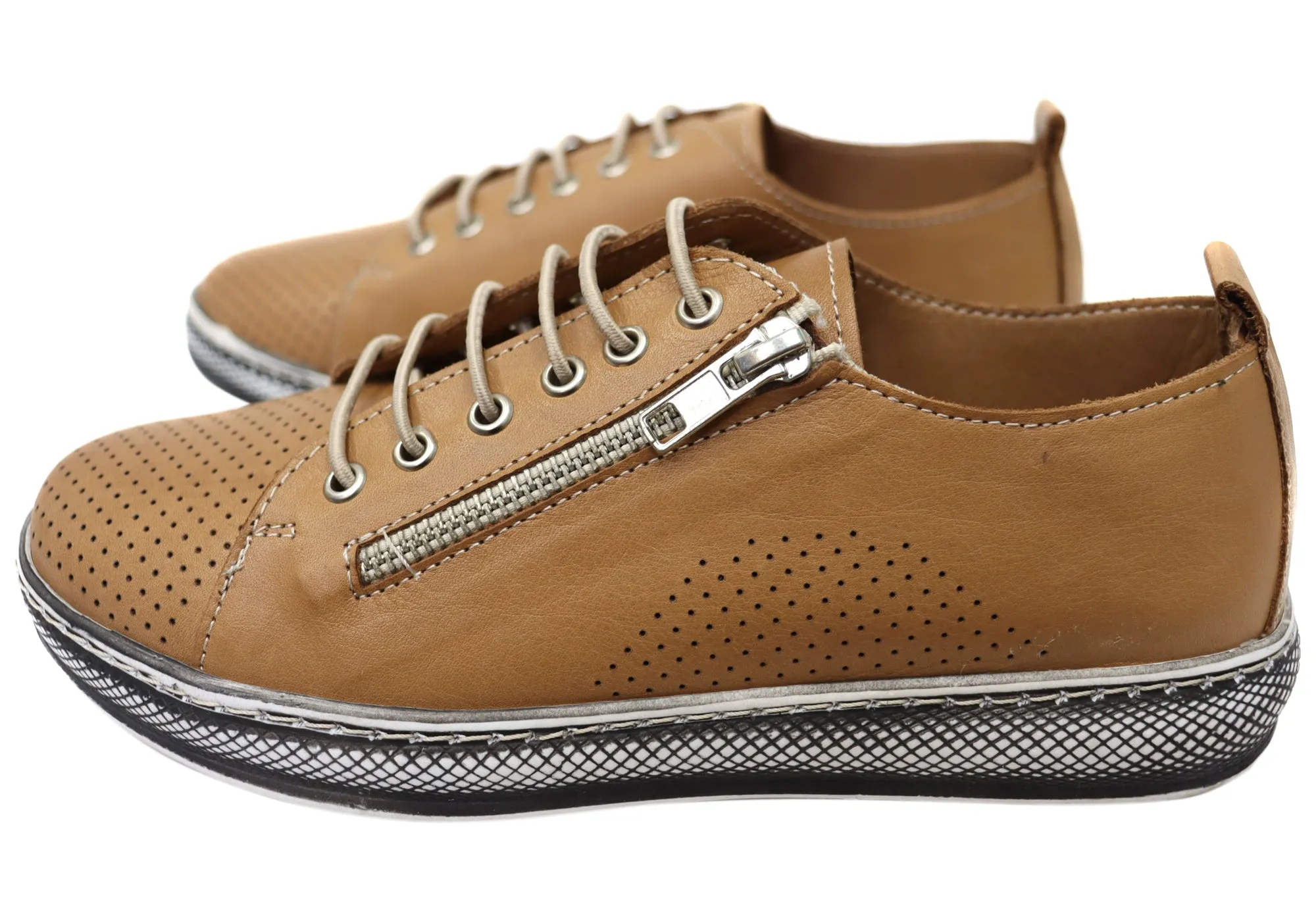 Orizonte Ashana Damen Europäische Bequeme Lederschuhe Orizonte Schuhe