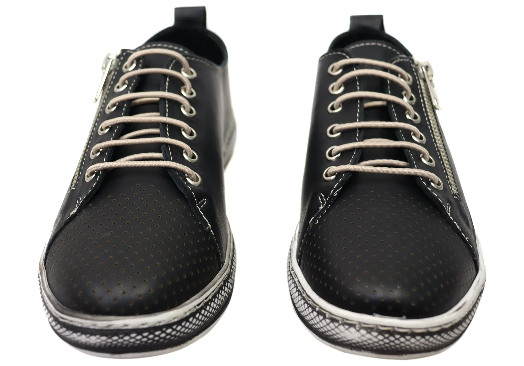 Orizonte Ashana Damen Europäische Bequeme Lederschuhe Orizonte Schuhe
