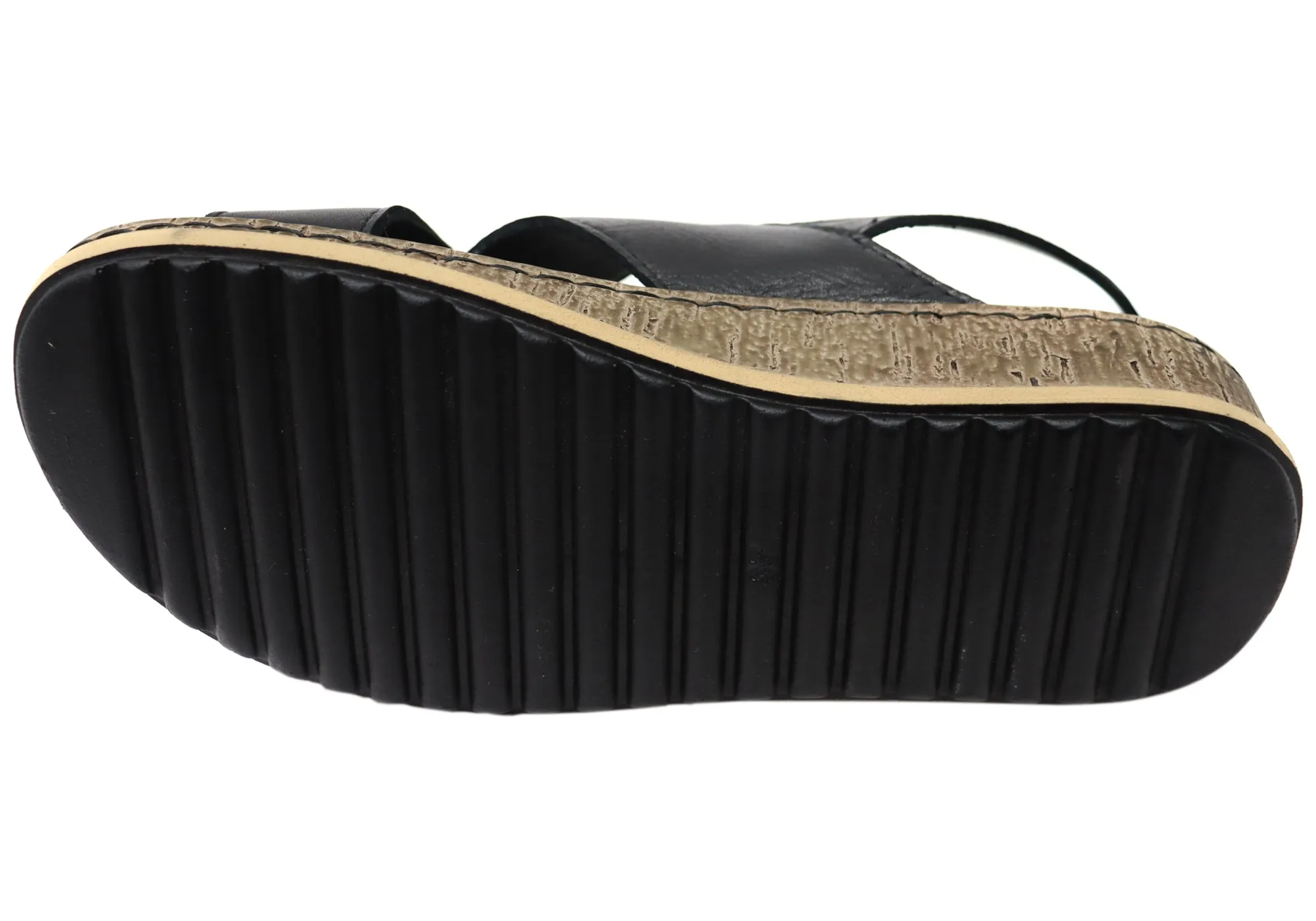 Orizonte Darita Damen Bequeme Europäische Ledersandalen Orizonte Schuhe