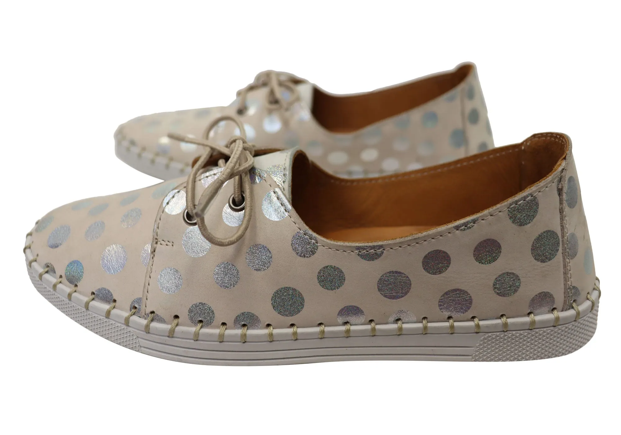 Orizonte Gemma Damen Europäische Bequeme Lederschuhe Orizonte Schuhe