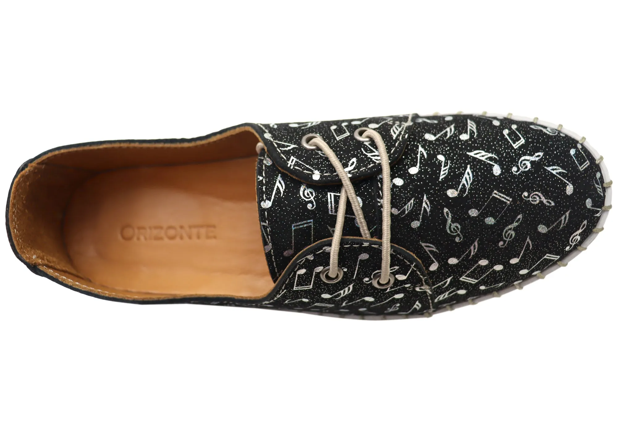 Orizonte Gemma Damen Europäische Bequeme Lederschuhe Orizonte Schuhe