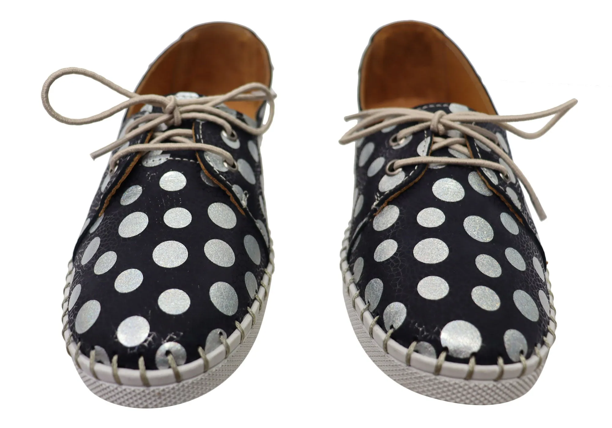 Orizonte Gemma Damen Europäische Bequeme Lederschuhe Orizonte Schuhe