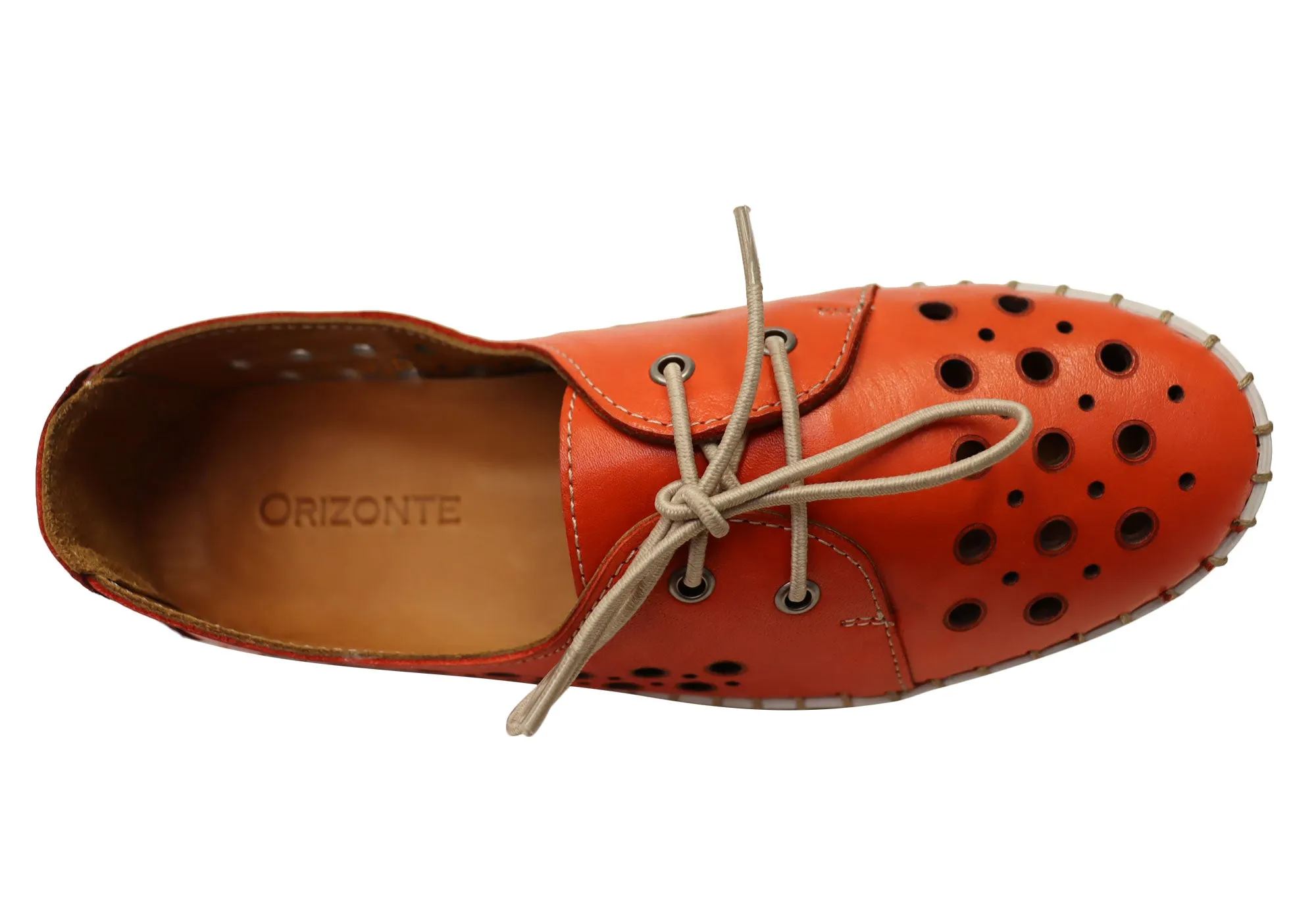 Orizonte Gemma Damen Europäische Bequeme Lederschuhe Orizonte Schuhe