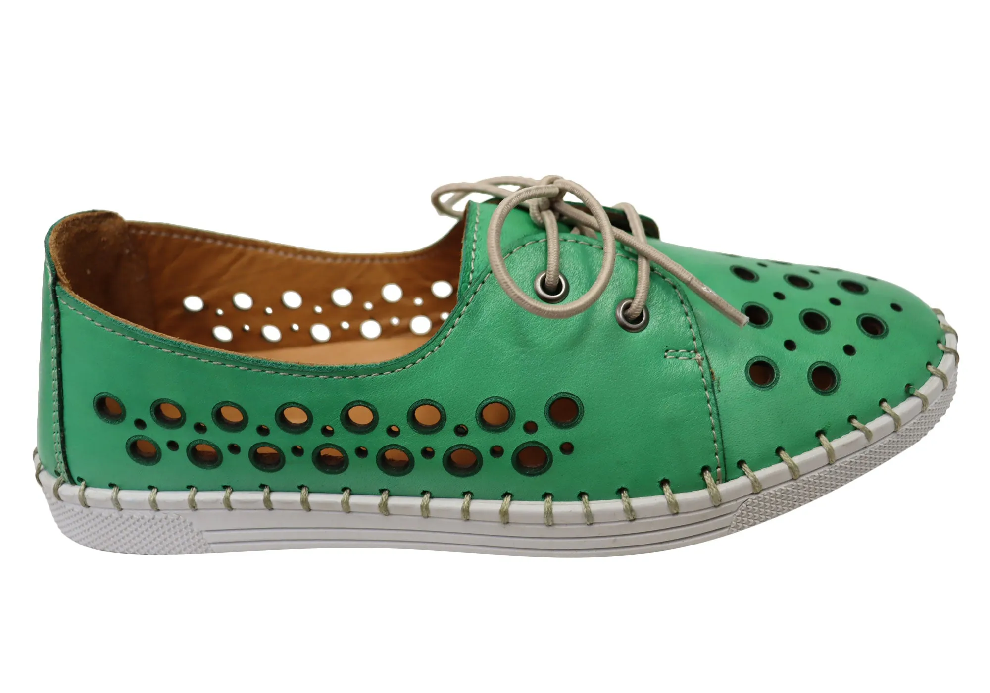 Orizonte Gemma Damen Europäische Bequeme Lederschuhe Orizonte Schuhe