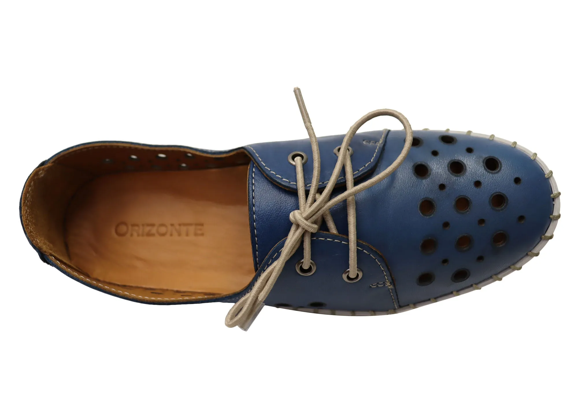 Orizonte Gemma Damen Europäische Bequeme Lederschuhe Orizonte Schuhe