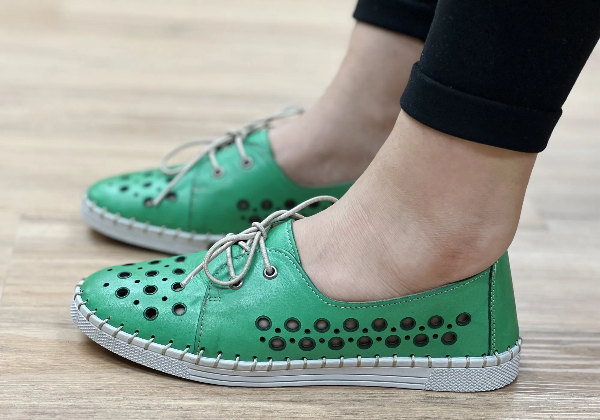 Orizonte Gemma Damen Europäische Bequeme Lederschuhe Orizonte Schuhe