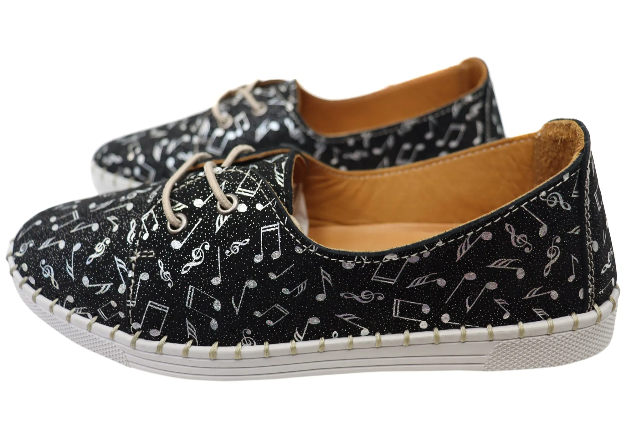 Orizonte Gemma Damen Europäische Bequeme Lederschuhe Orizonte Schuhe