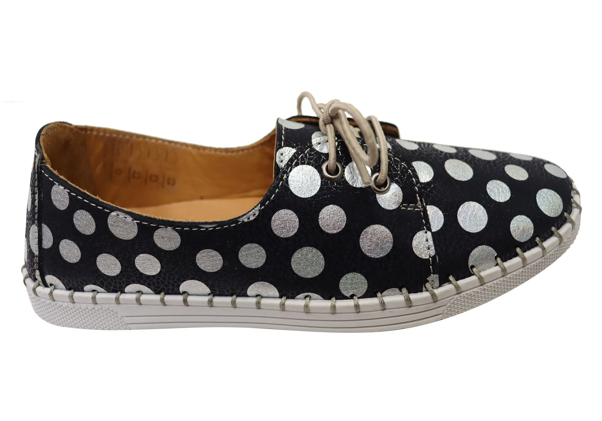 Orizonte Gemma Damen Europäische Bequeme Lederschuhe Orizonte Schuhe