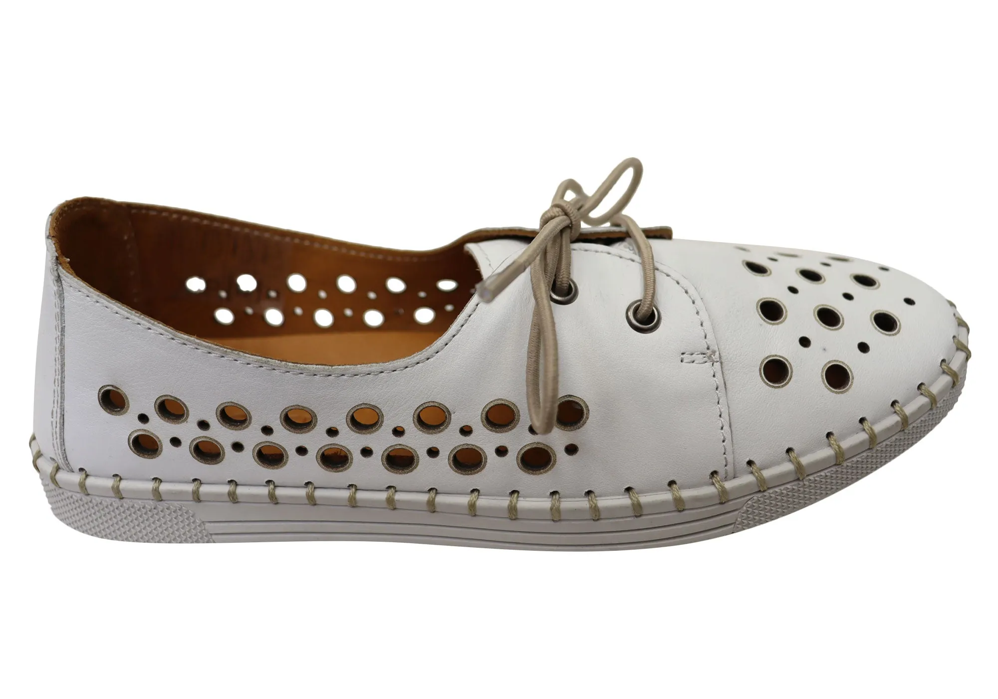 Orizonte Gemma Damen Europäische Bequeme Lederschuhe Orizonte Schuhe
