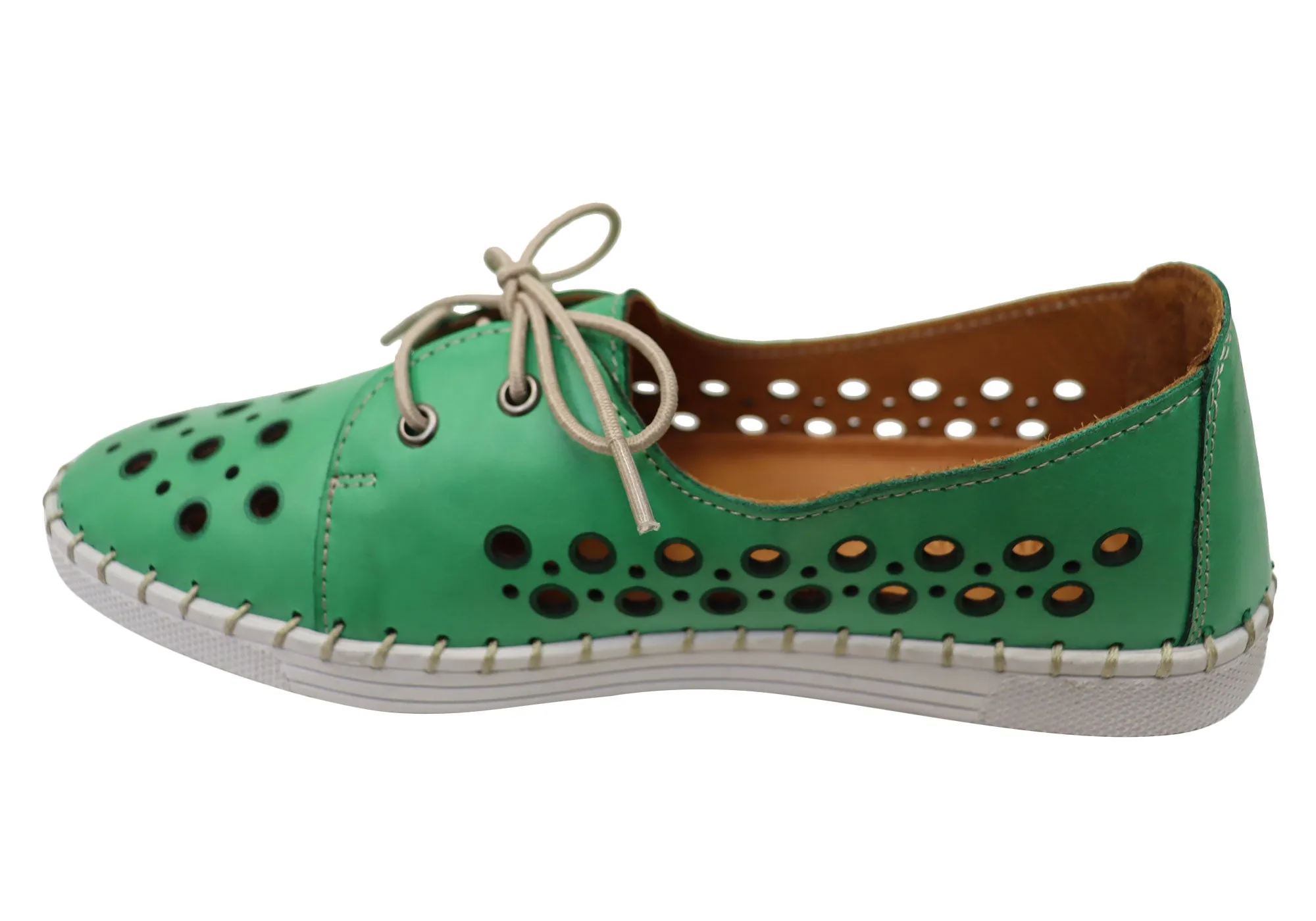 Orizonte Gemma Damen Europäische Bequeme Lederschuhe Orizonte Schuhe