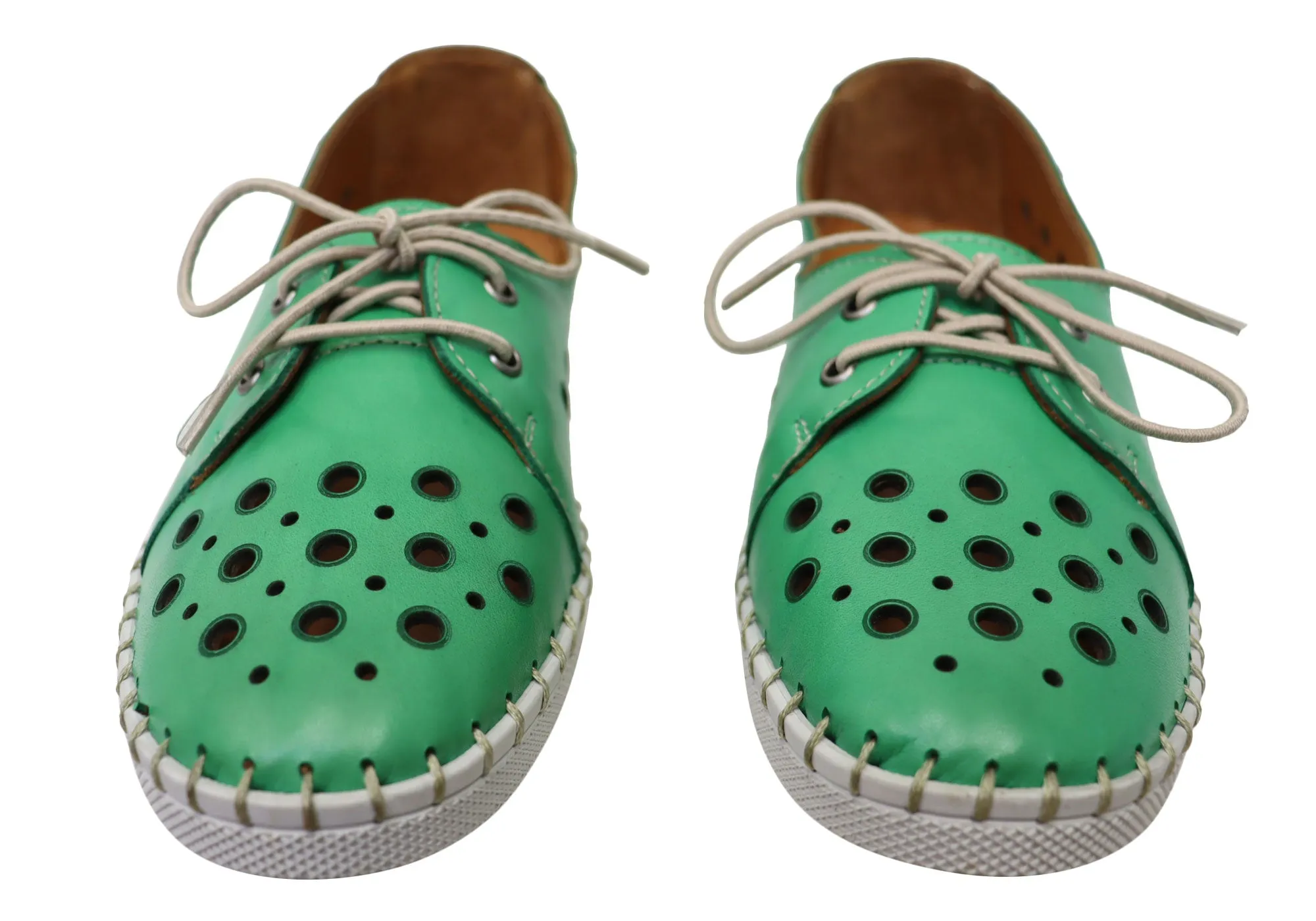Orizonte Gemma Damen Europäische Bequeme Lederschuhe Orizonte Schuhe