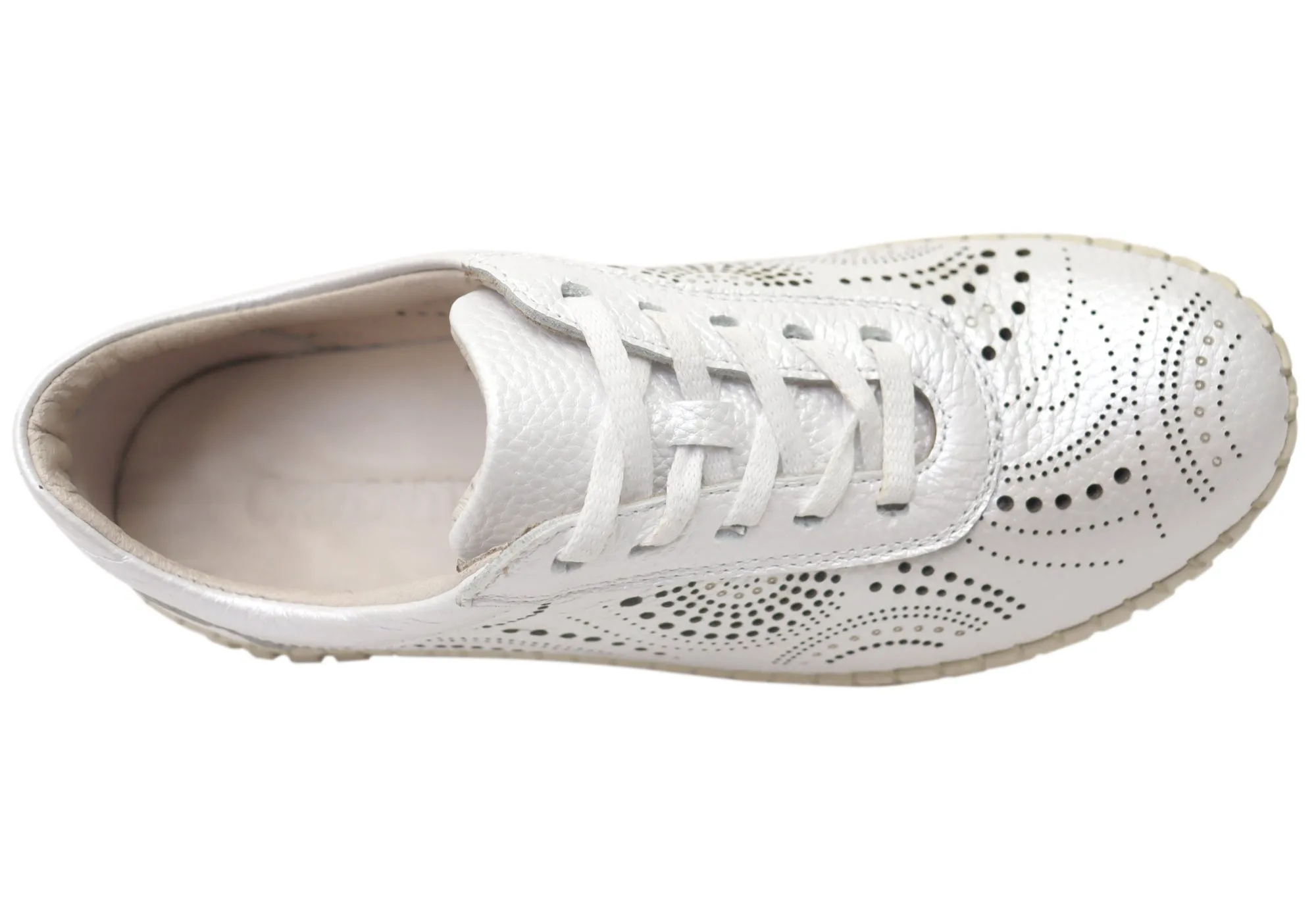 Orizonte Hazel Damen Europäische Bequeme Lederschnürschuhe Orizonte Schuhe