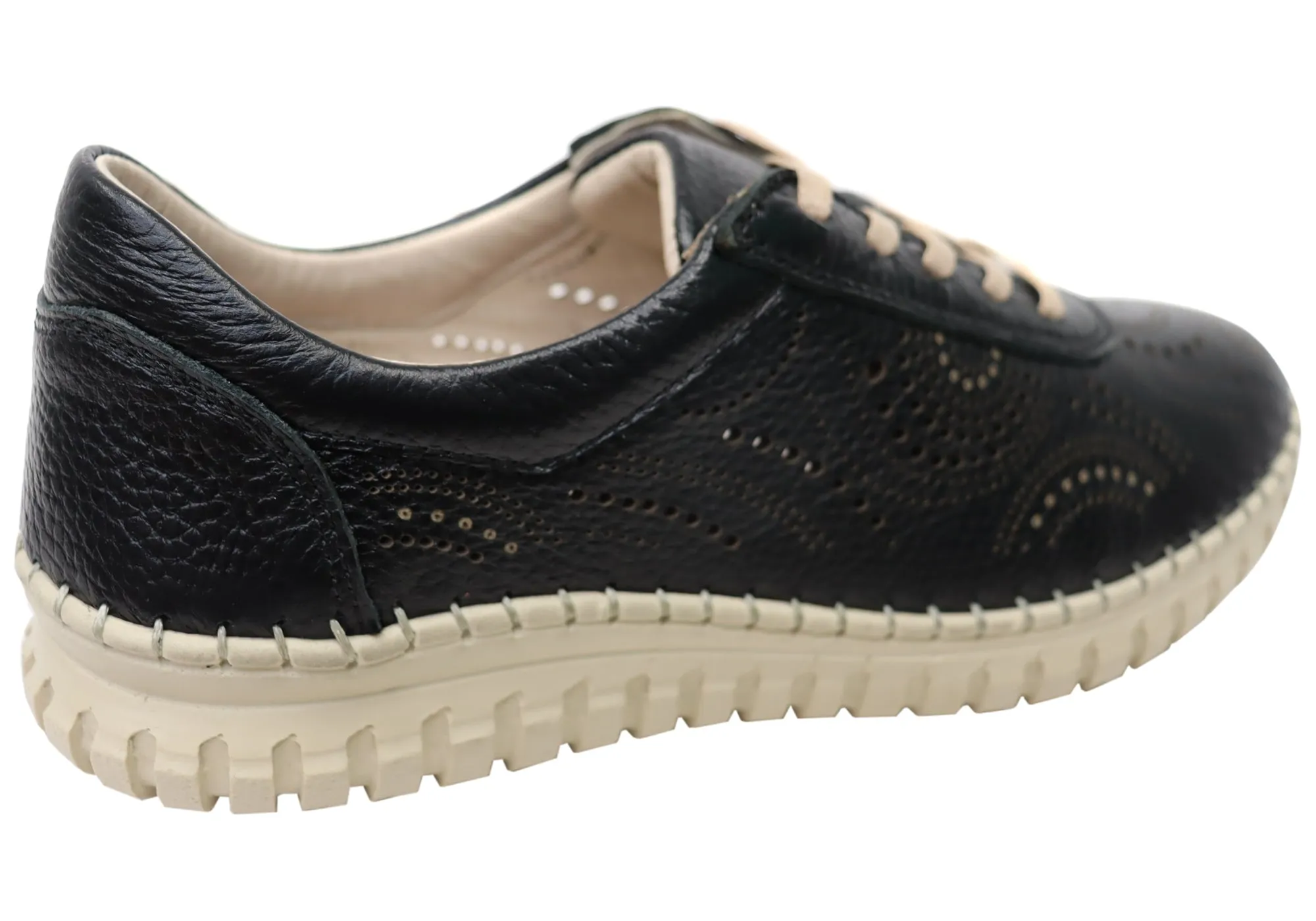 Orizonte Hazel Damen Europäische Bequeme Lederschnürschuhe Orizonte Schuhe
