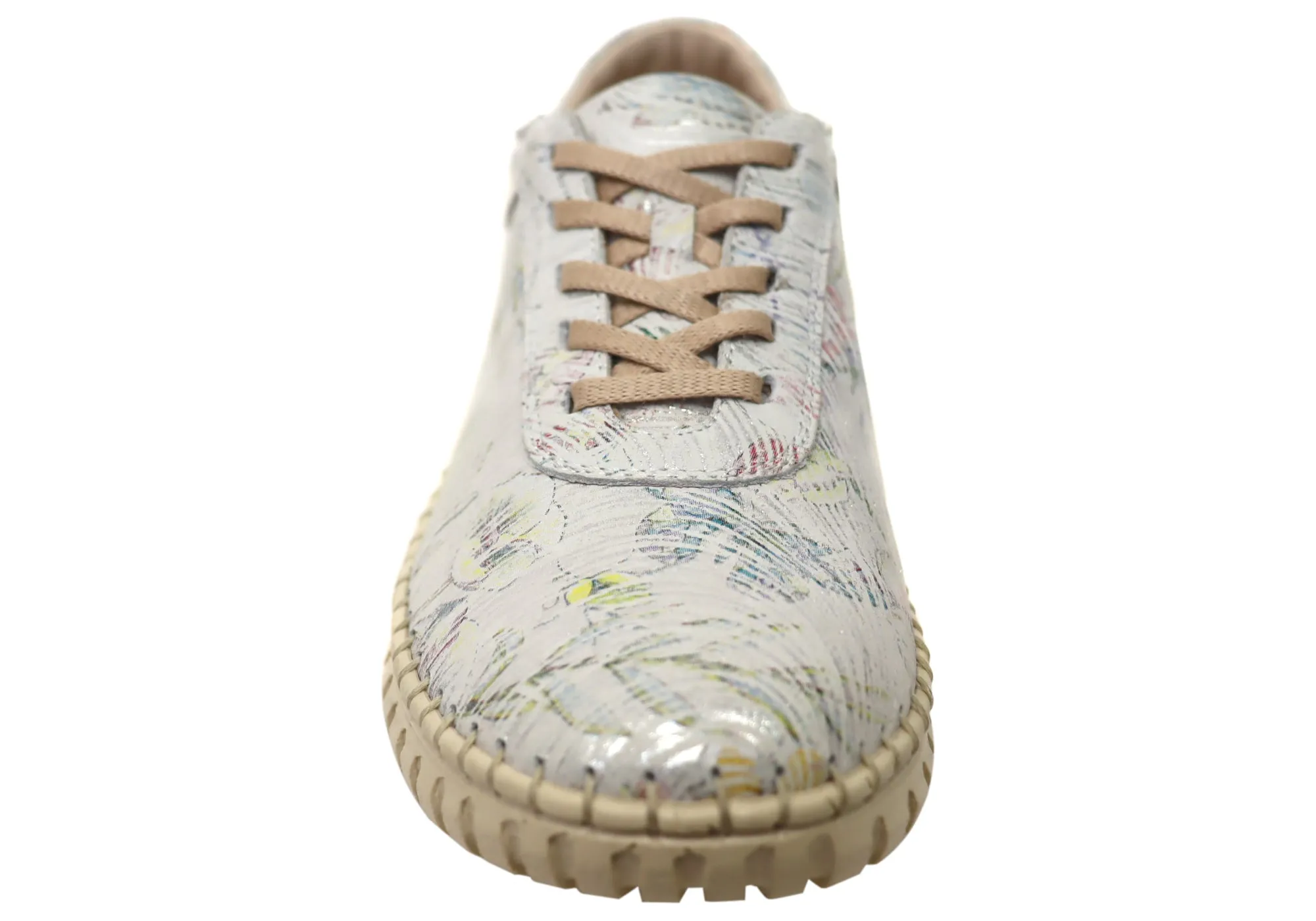 Orizonte Hazel Damen Europäische Bequeme Lederschnürschuhe Orizonte Schuhe
