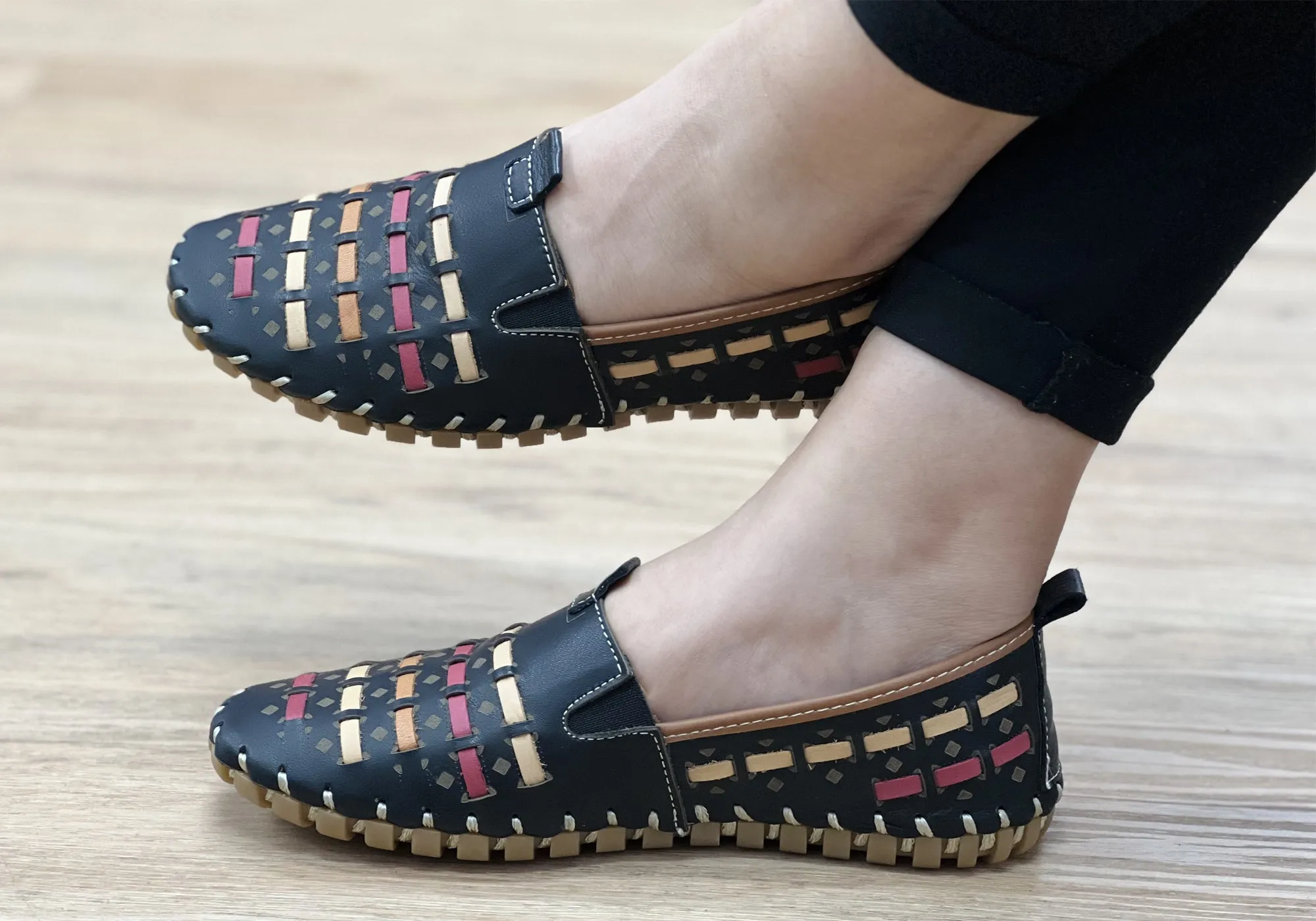 Orizonte Talulla Damen Europäische Bequeme Lederschuhe Orizonte Schuhe