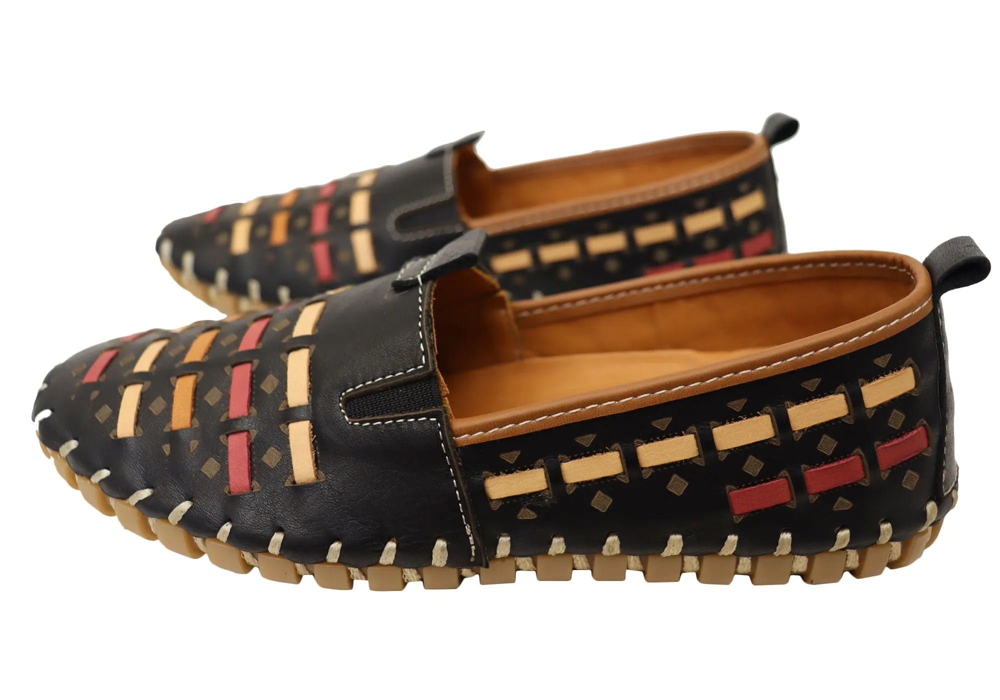 Orizonte Talulla Damen Europäische Bequeme Lederschuhe Orizonte Schuhe