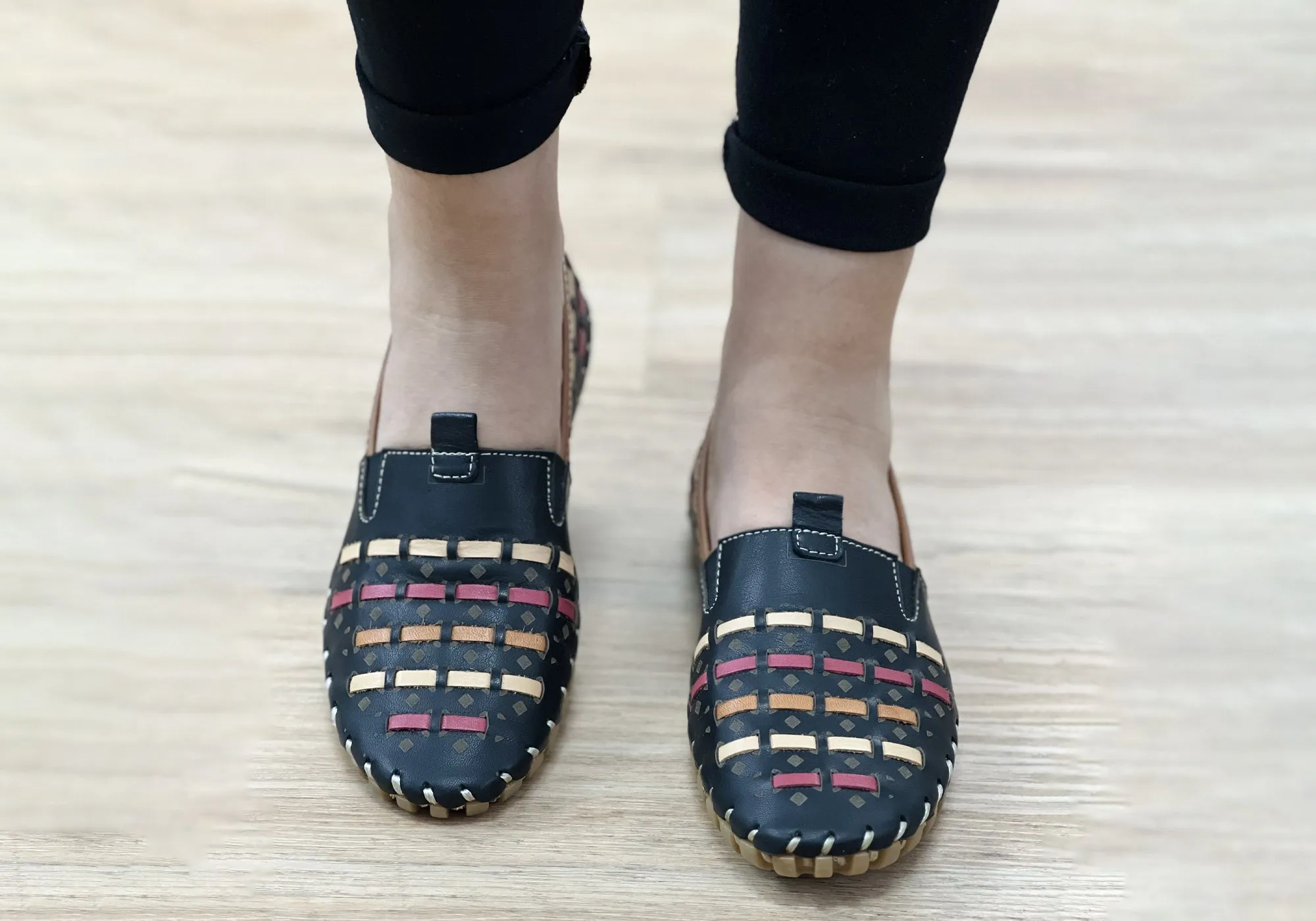 Orizonte Talulla Damen Europäische Bequeme Lederschuhe Orizonte Schuhe