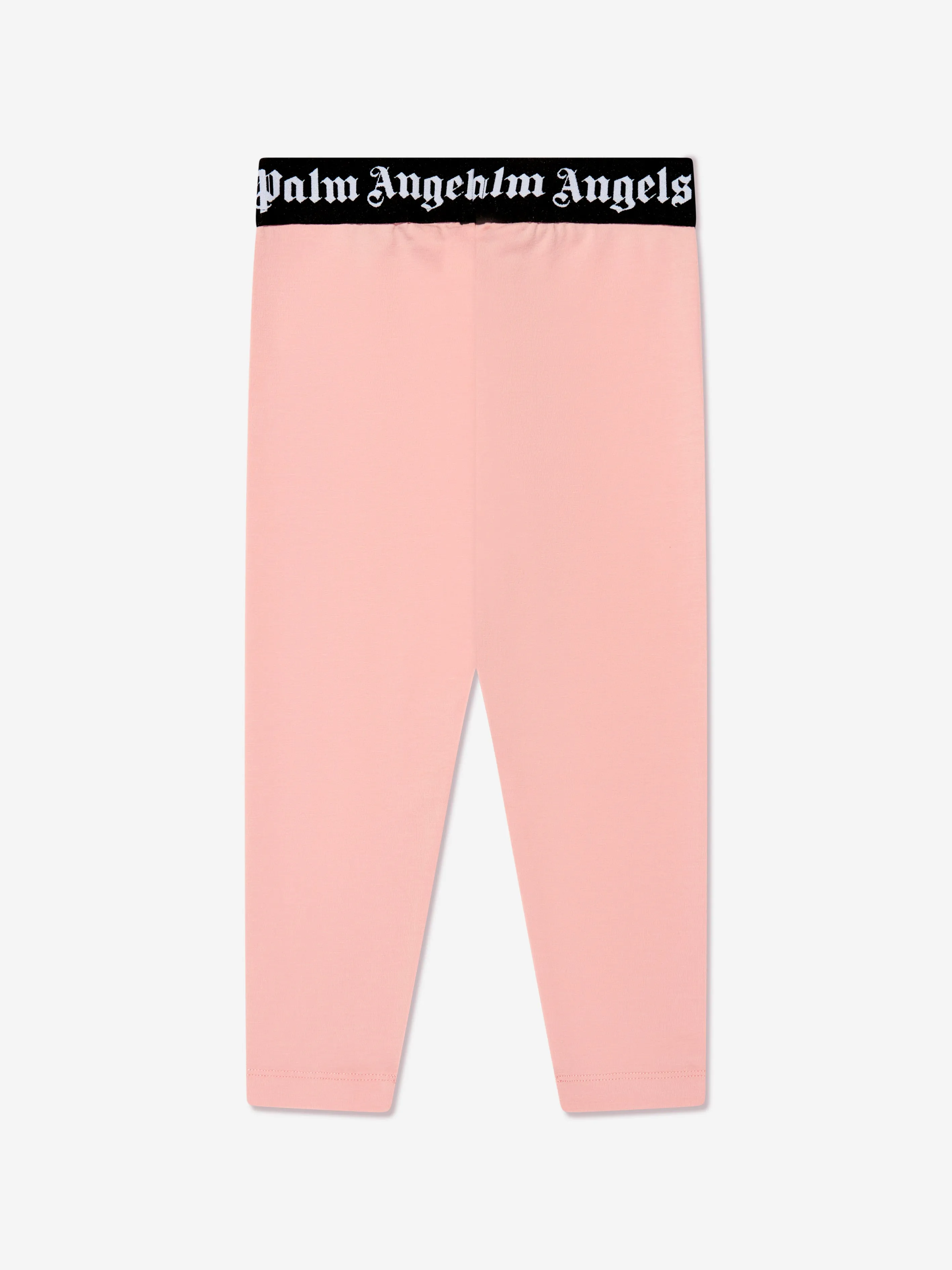 Palm Angels Mädchen Bund Logo Leggings in Rosa