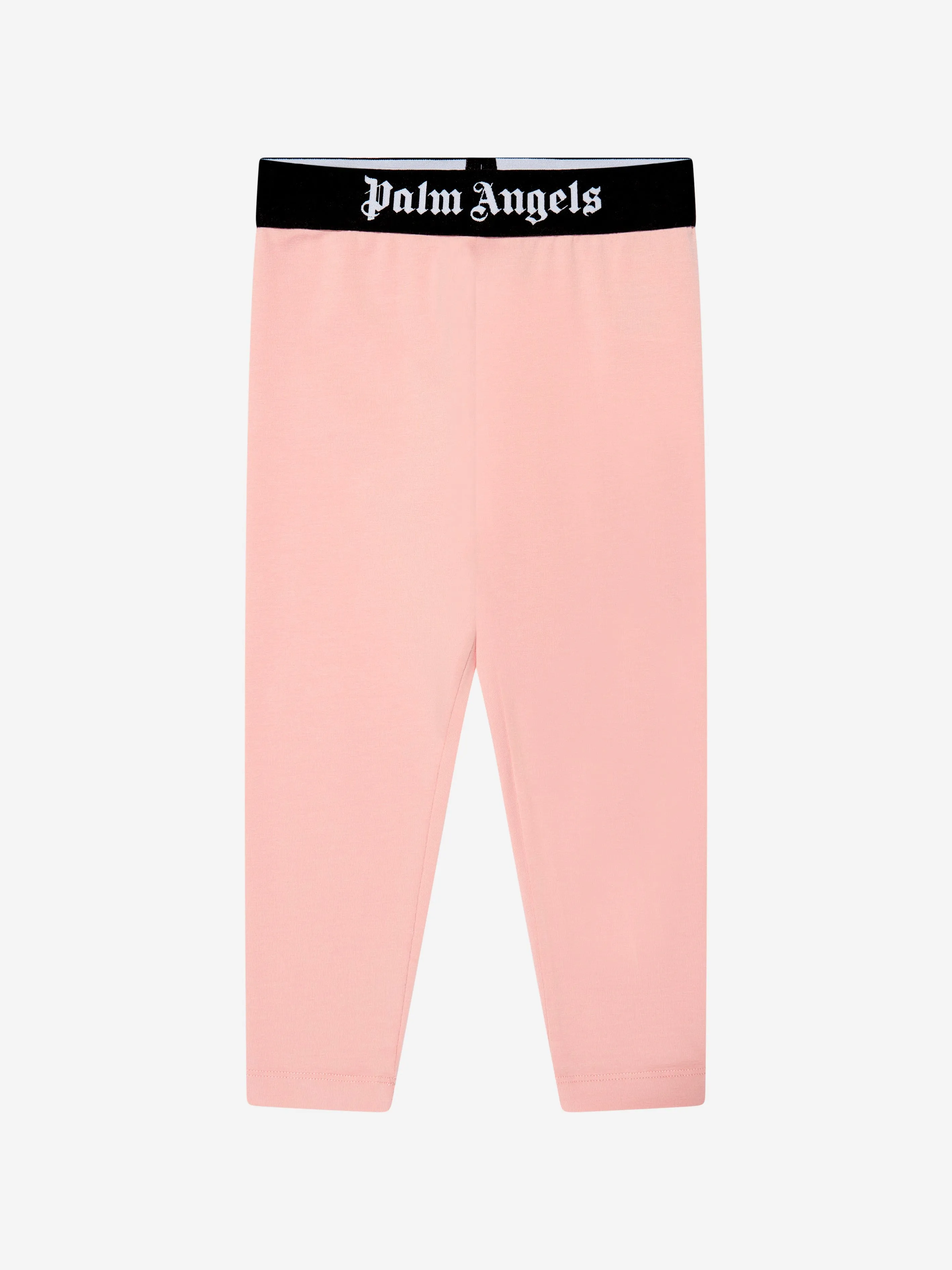 Palm Angels Mädchen Bund Logo Leggings in Rosa