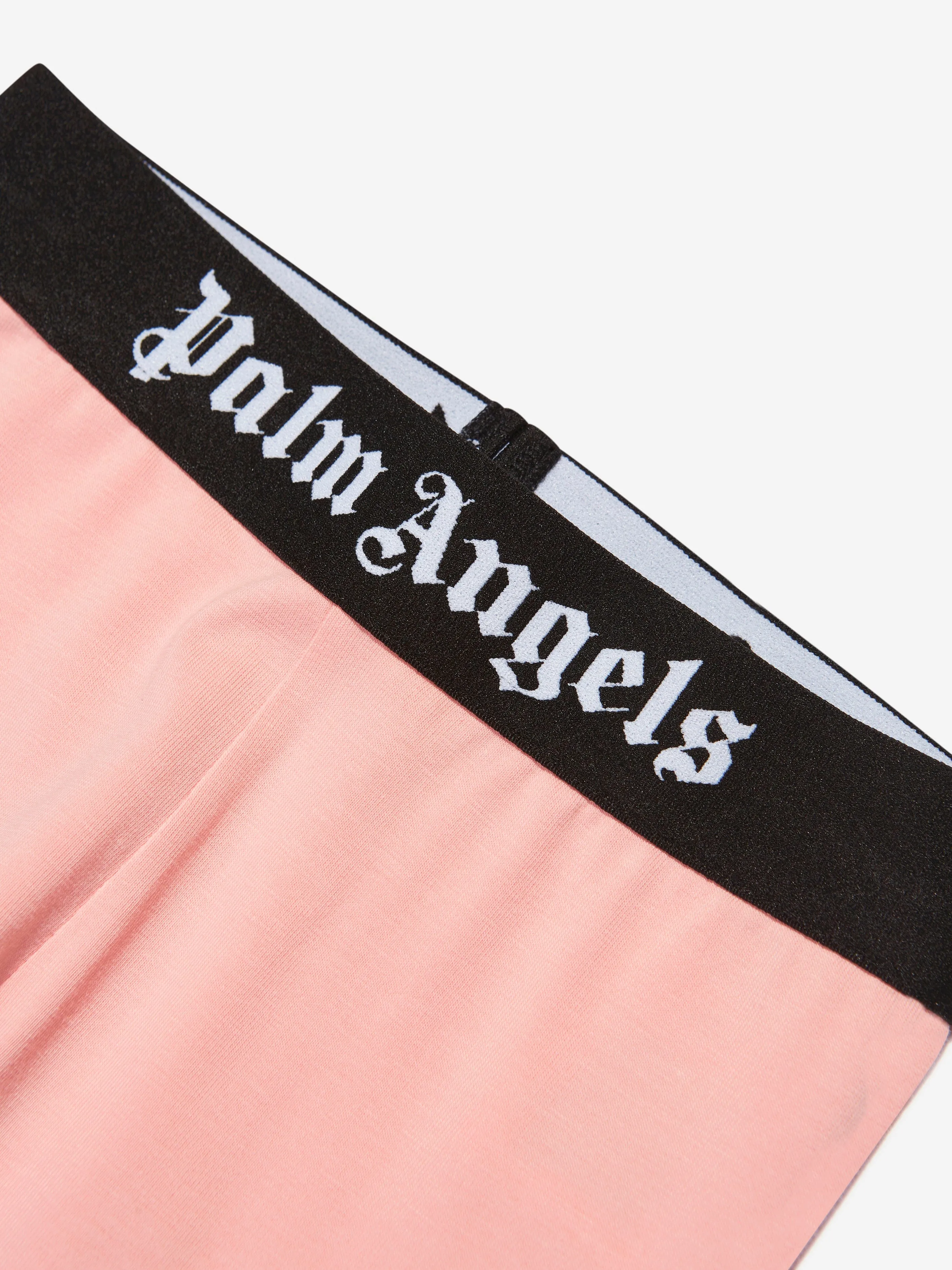 Palm Angels Mädchen Bund Logo Leggings in Rosa