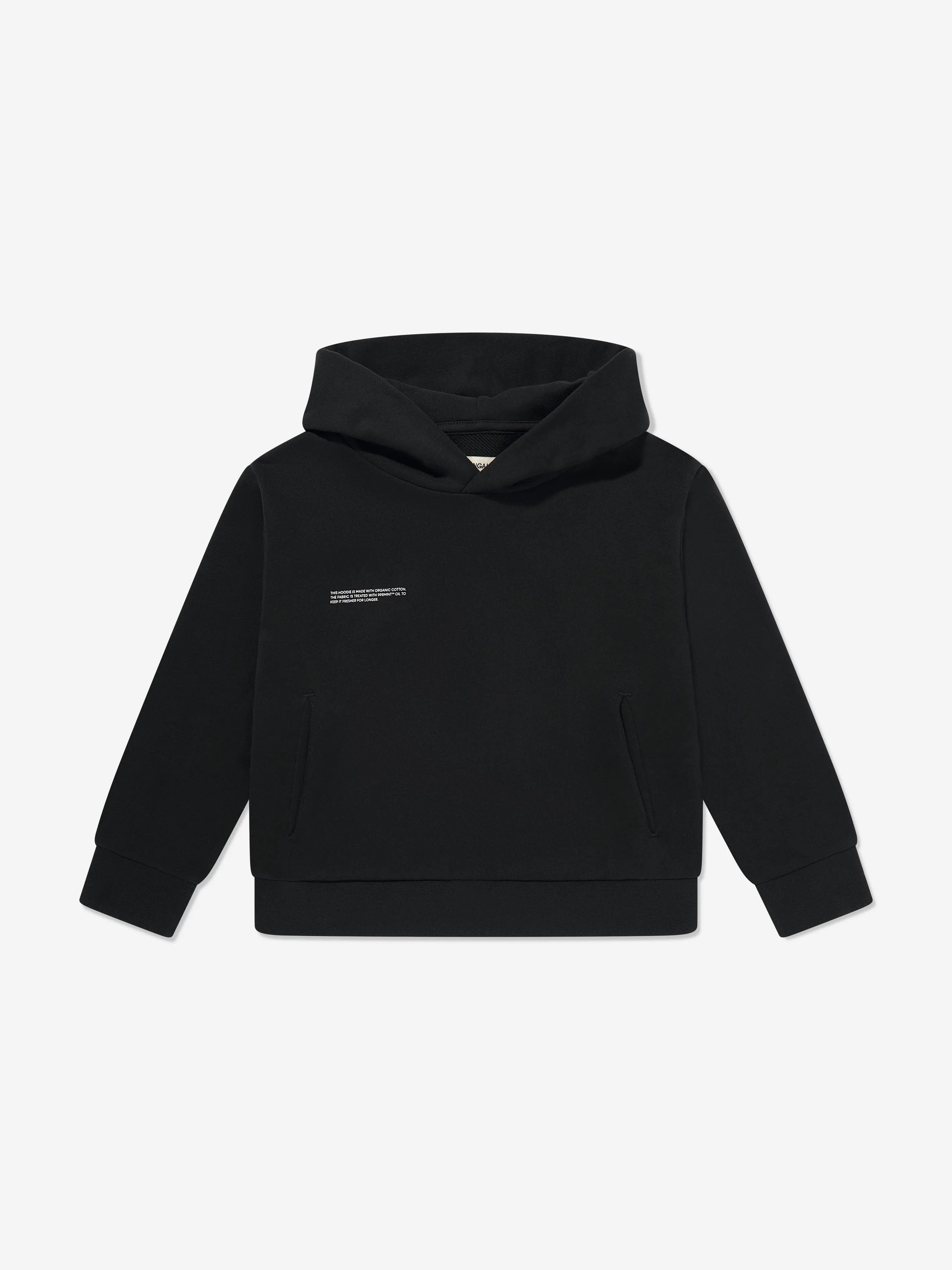 PANGAIA Kids 365 Midweight Hoodie in Schwarz