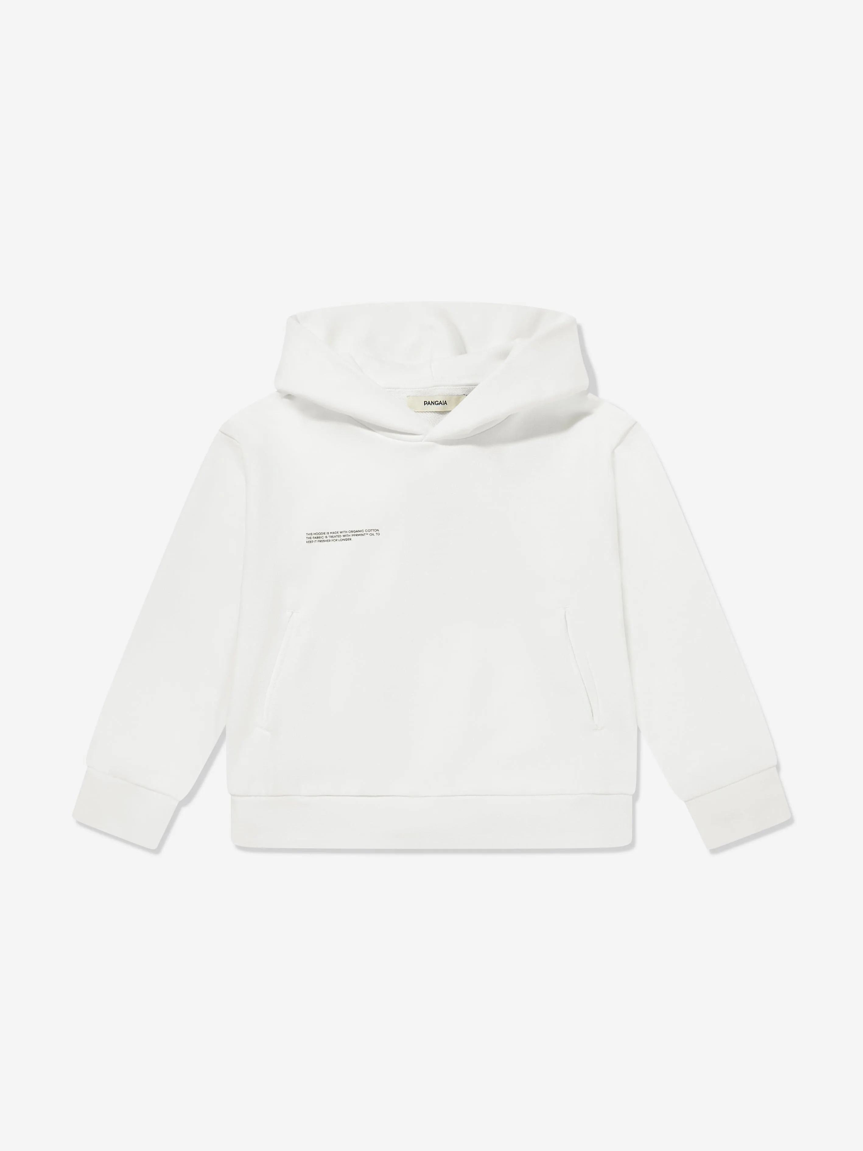 PANGAIA Kids 365 Midweight Hoodie in Elfenbein