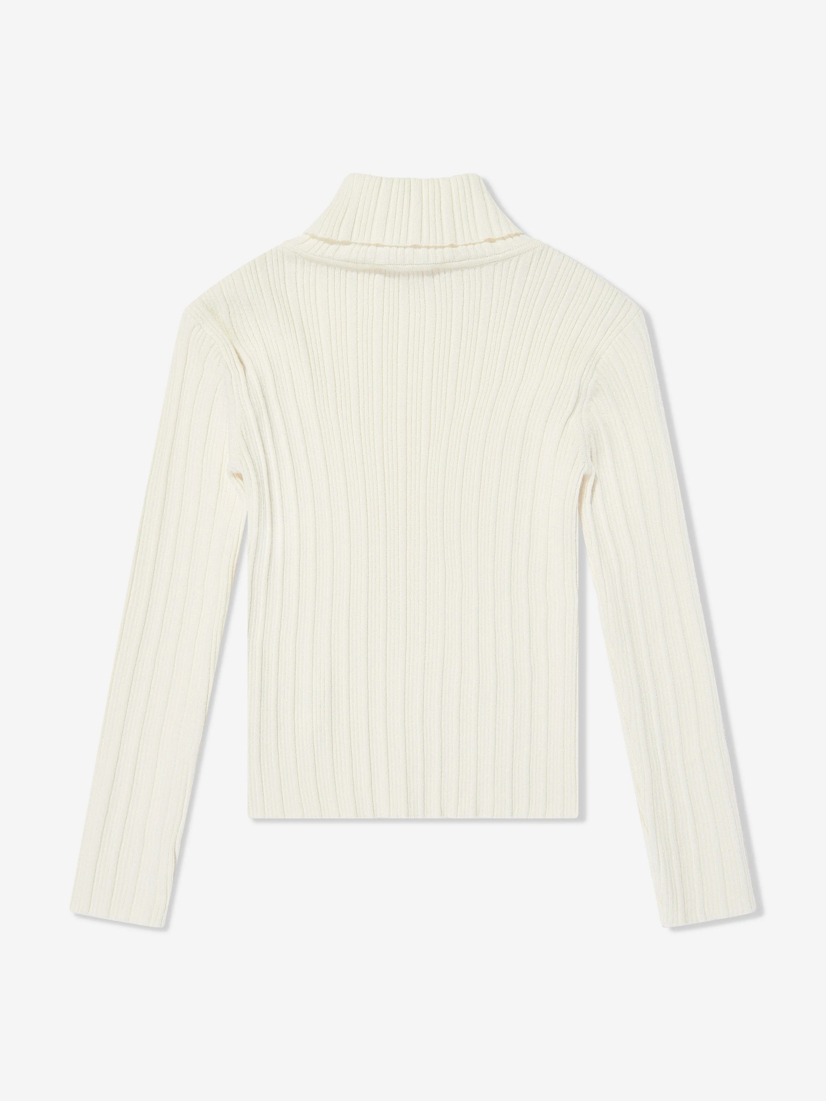 Patachou Girls Rippenpullover in Weiß