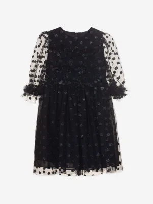 Patachou Mädchen Tüllkleid in Schwarz