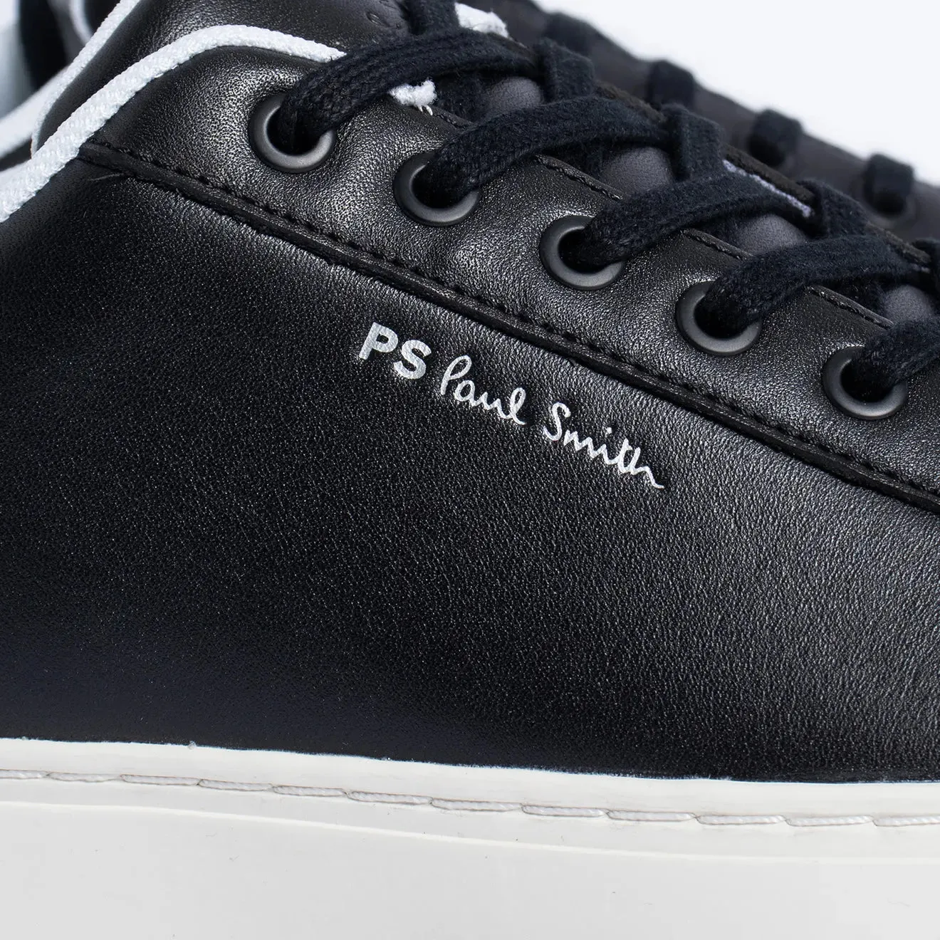 Paul Smith Leder Rex Sneakers Schwarz