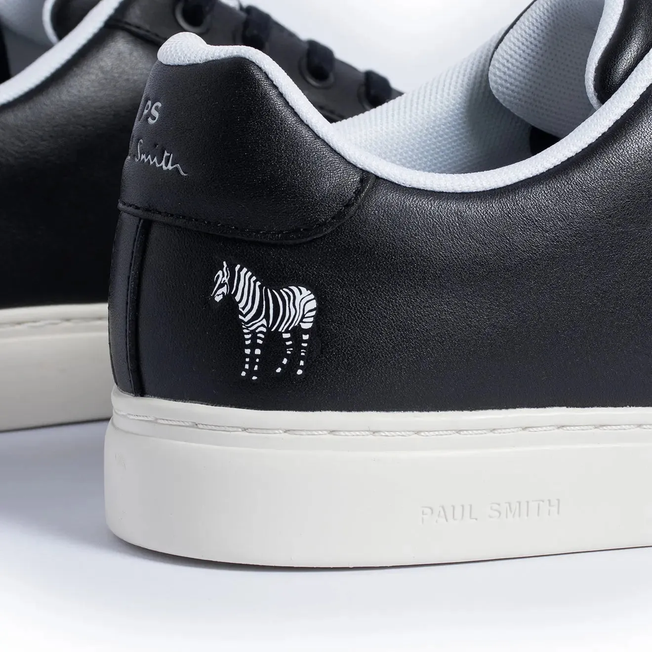 Paul Smith Leder Rex Sneakers Schwarz