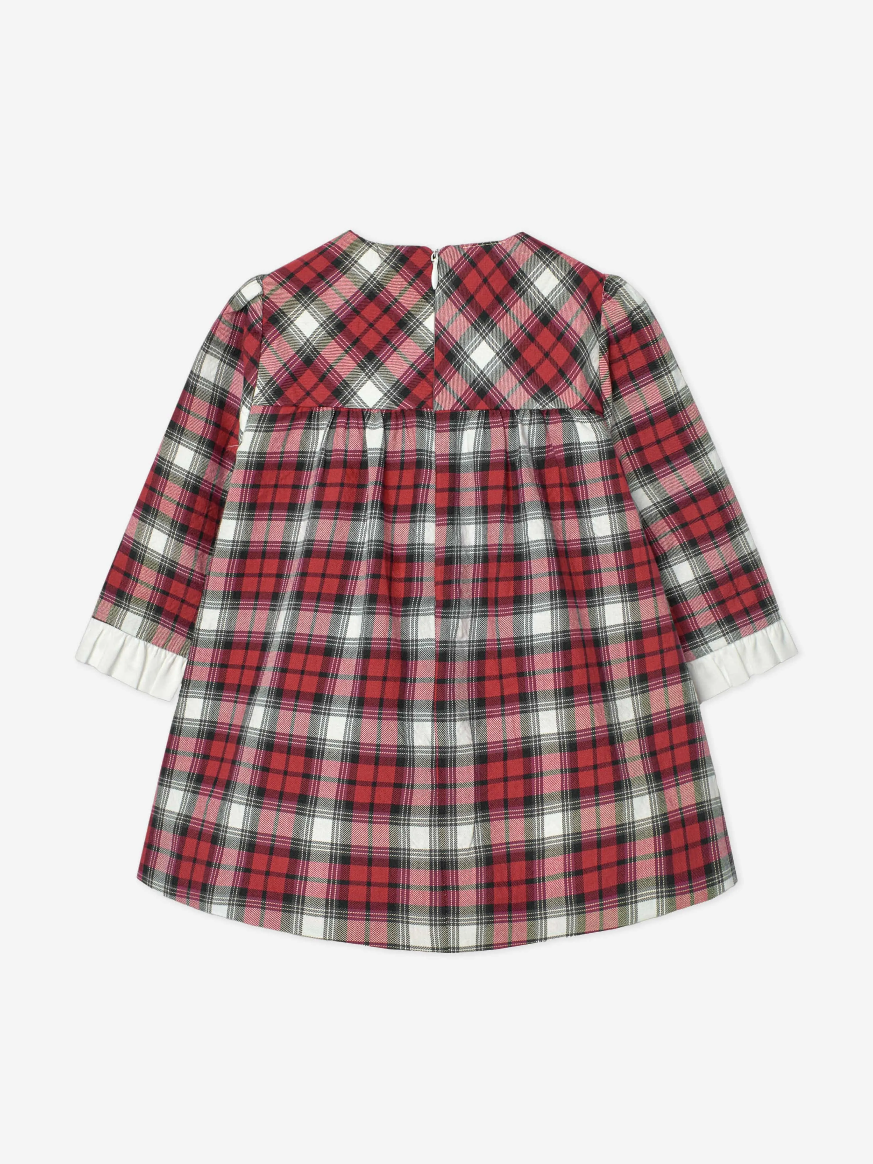 Paz Rodriguez Mädchen Tartan-Kleid in Rot