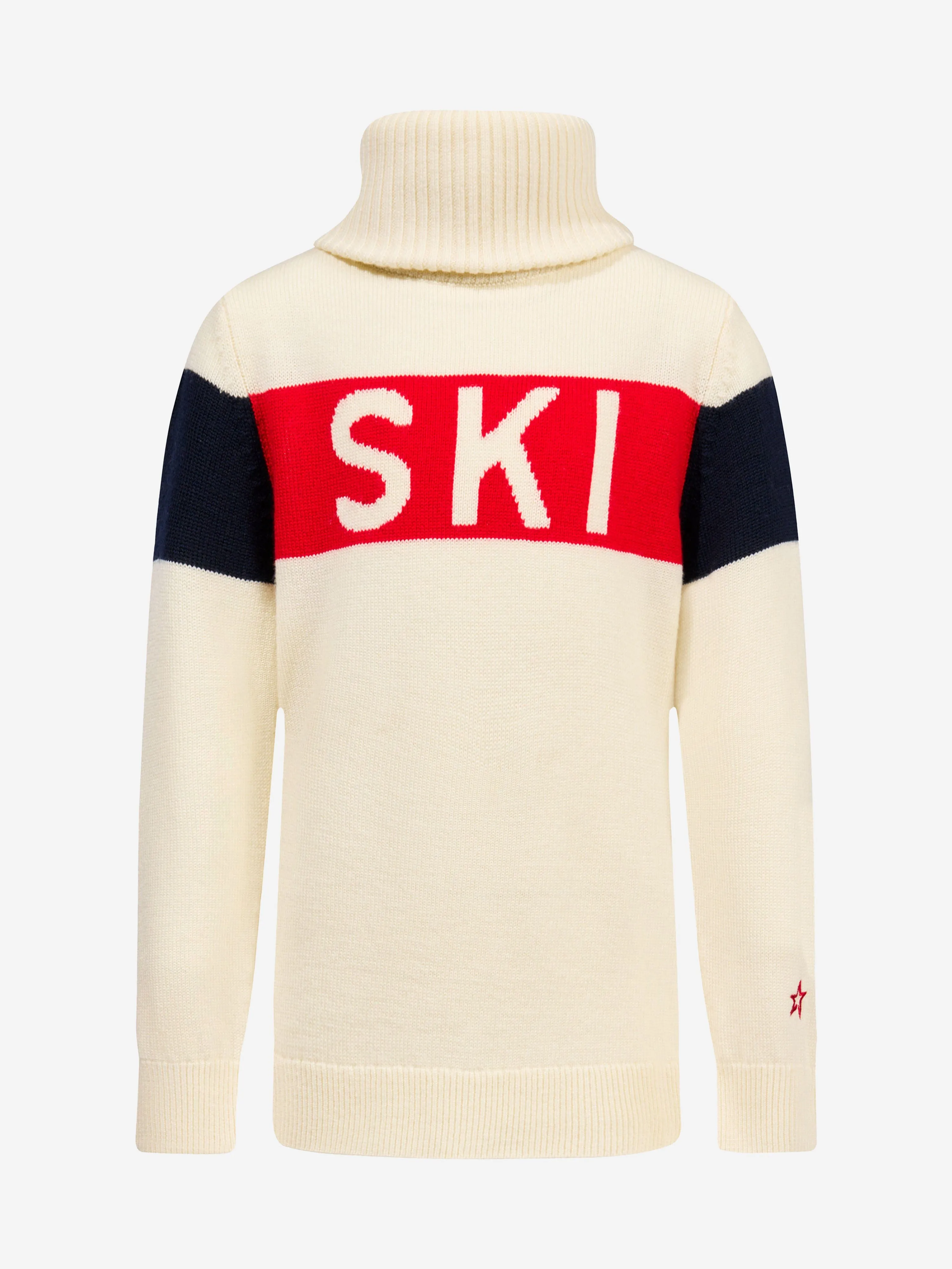 Perfect Moment Girls Ski Rollkragenpullover in Elfenbein