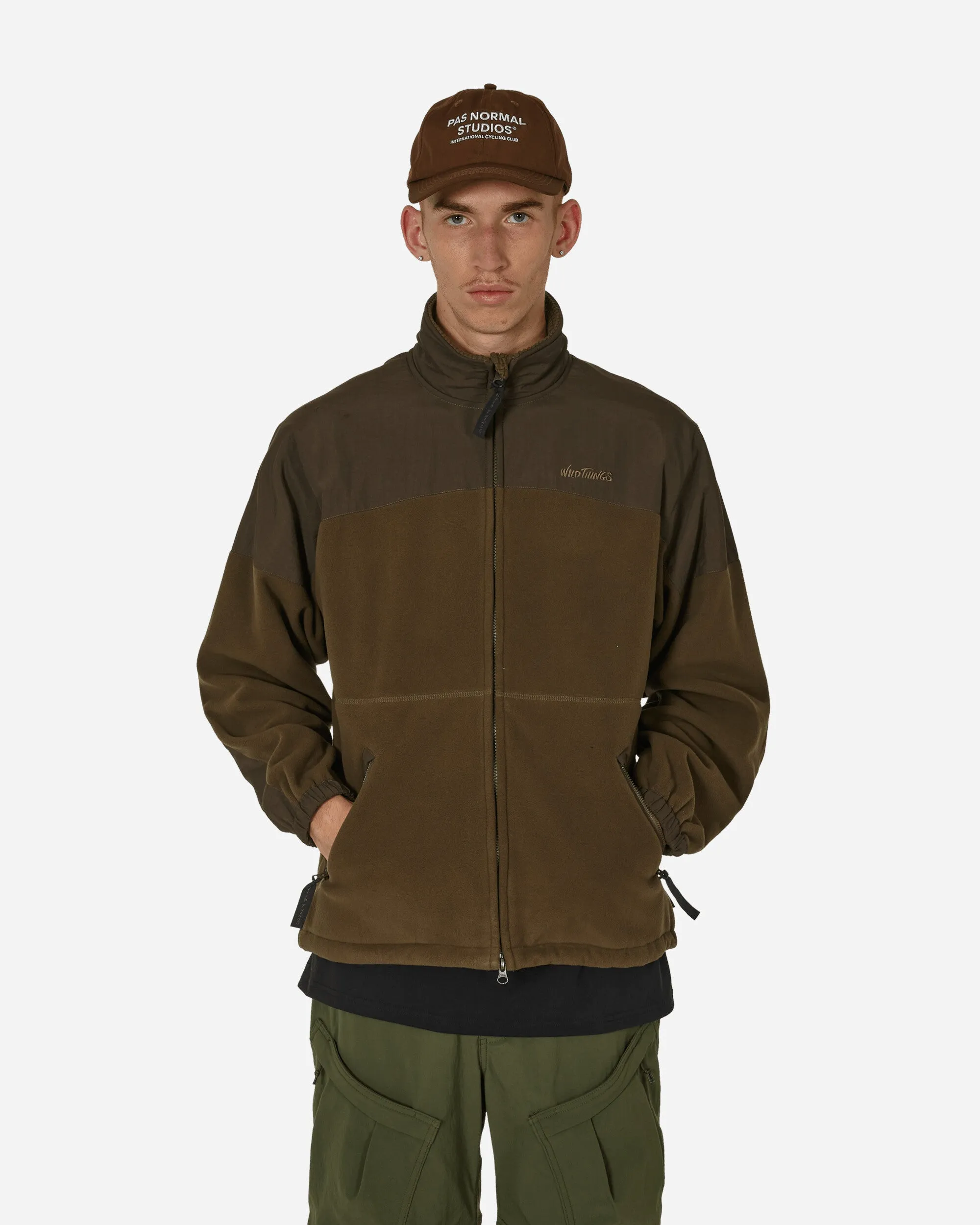 Polartec® Reißverschluss-Jacke Olivgrün