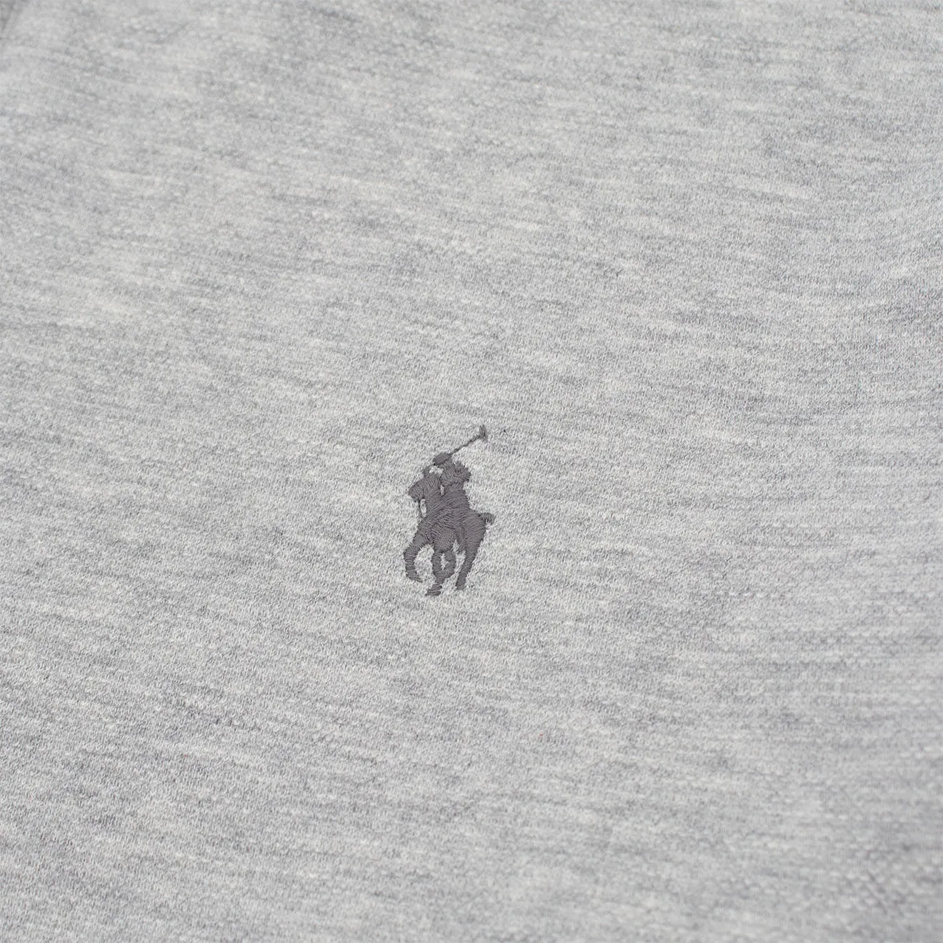 Polo Ralph Lauren Doppelgestrick-Mesh Kapuzenpullover mit Reißverschluss Andover Heather