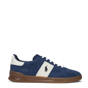 Polo Sport Heritage Aera Wildleder Trainer Hellblau / Creme