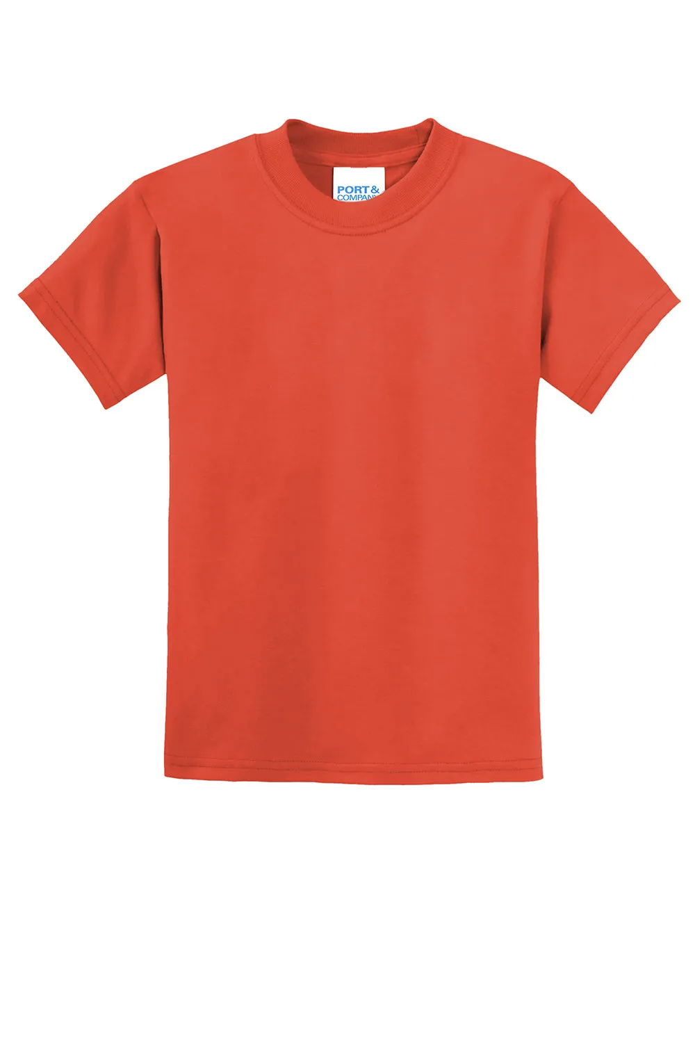 Port & Company Jugend Basic Kurzarm T-Shirt - Orange