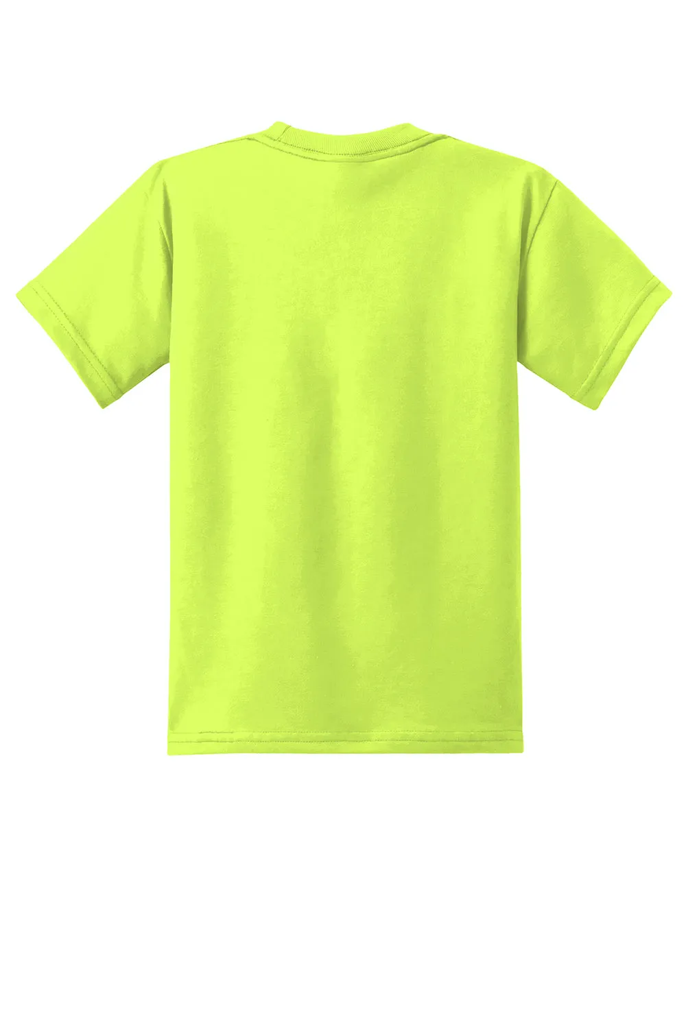 Port & Company Jugend Basic Kurzarm T-Shirt - Sicherheitsgrün