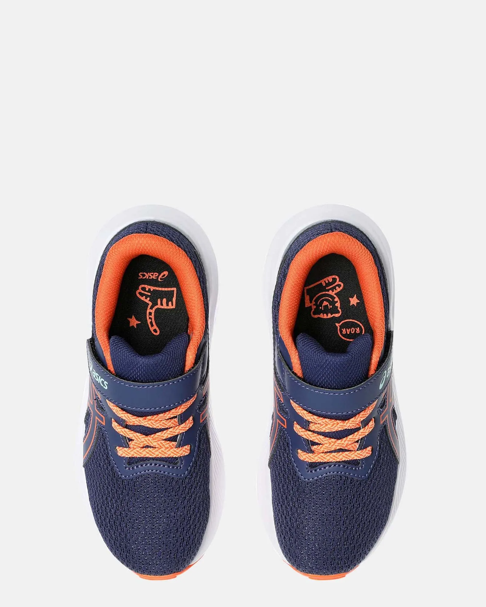 Pre-Excite 10 Vorschul-Indigoblau/Nova-Orange Schuhe_Asics