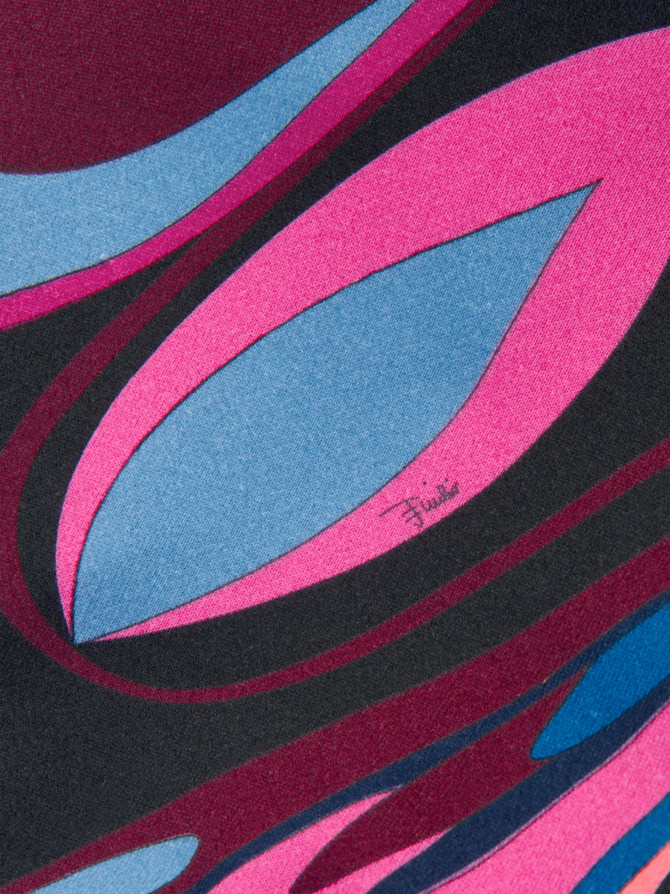 Pucci Girls Onde Print Hoodie in Mehrfarben