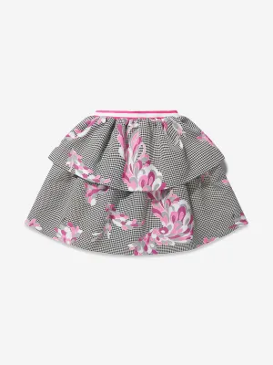 Pucci Girls Gemusterter Etagenrock