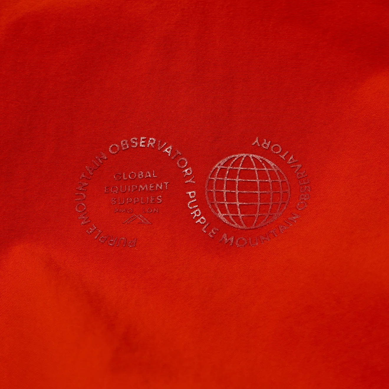 Purple Mountain Observatory Klima Kapuzenjacke Orange