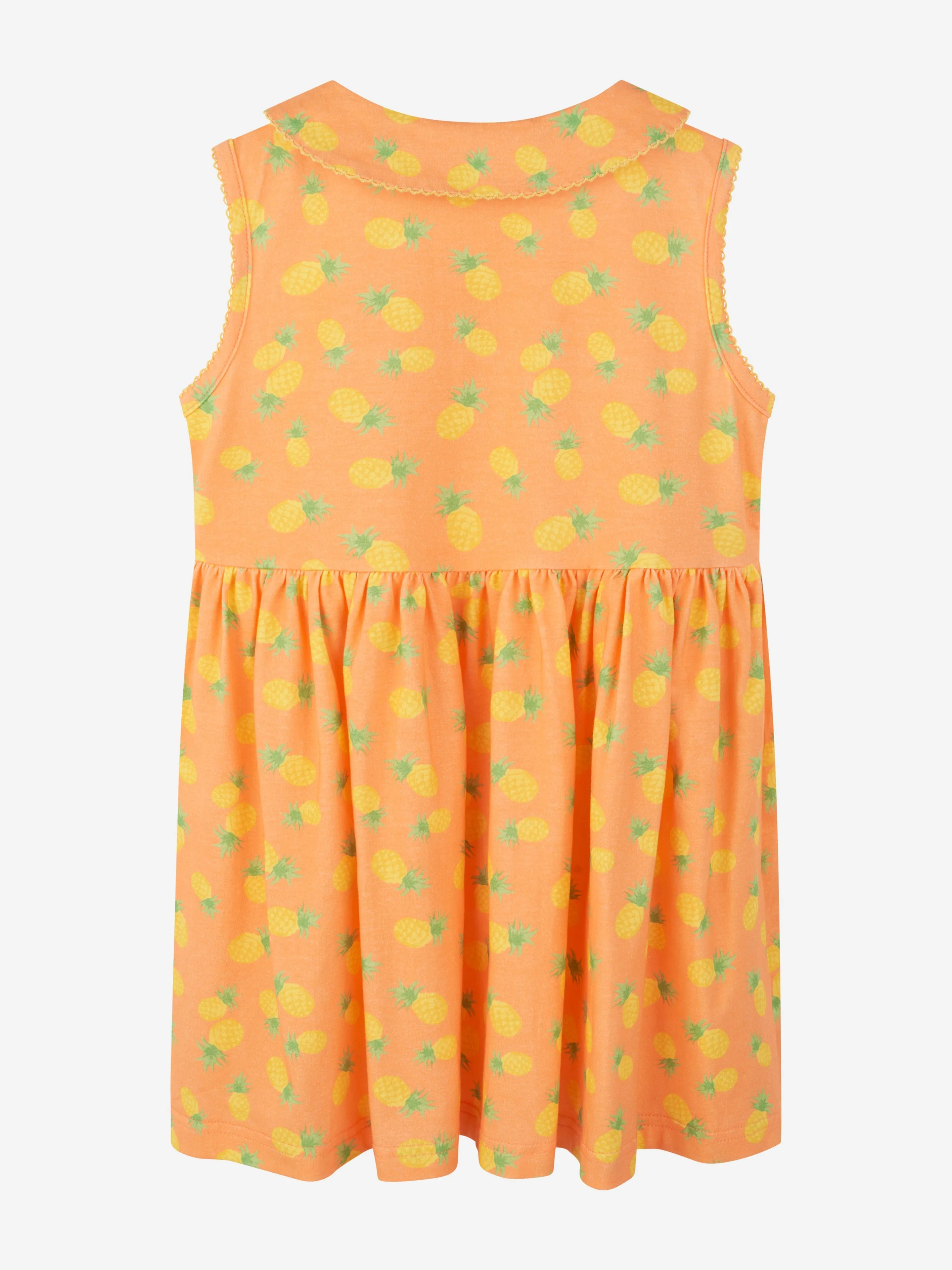 Rachel Riley Mädchen Ananas-Kleid in Orange