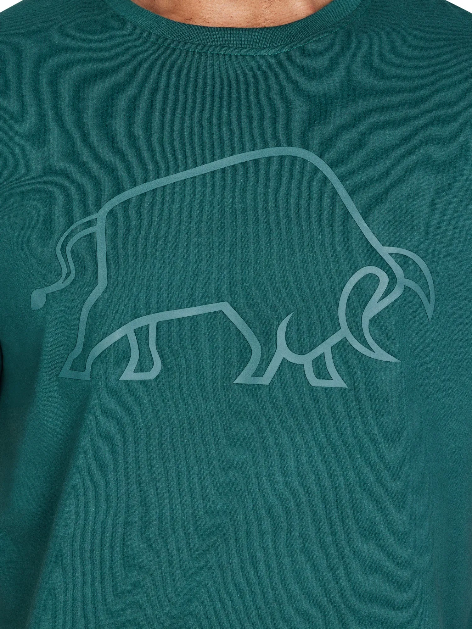 Raging Bull High Build Forest Green T-Shirt Grün