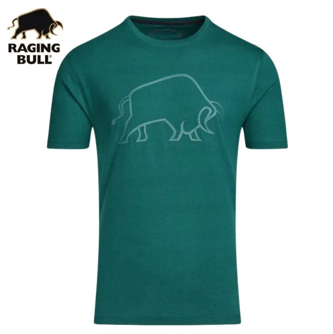 Raging Bull High Build Forest Green T-Shirt Grün