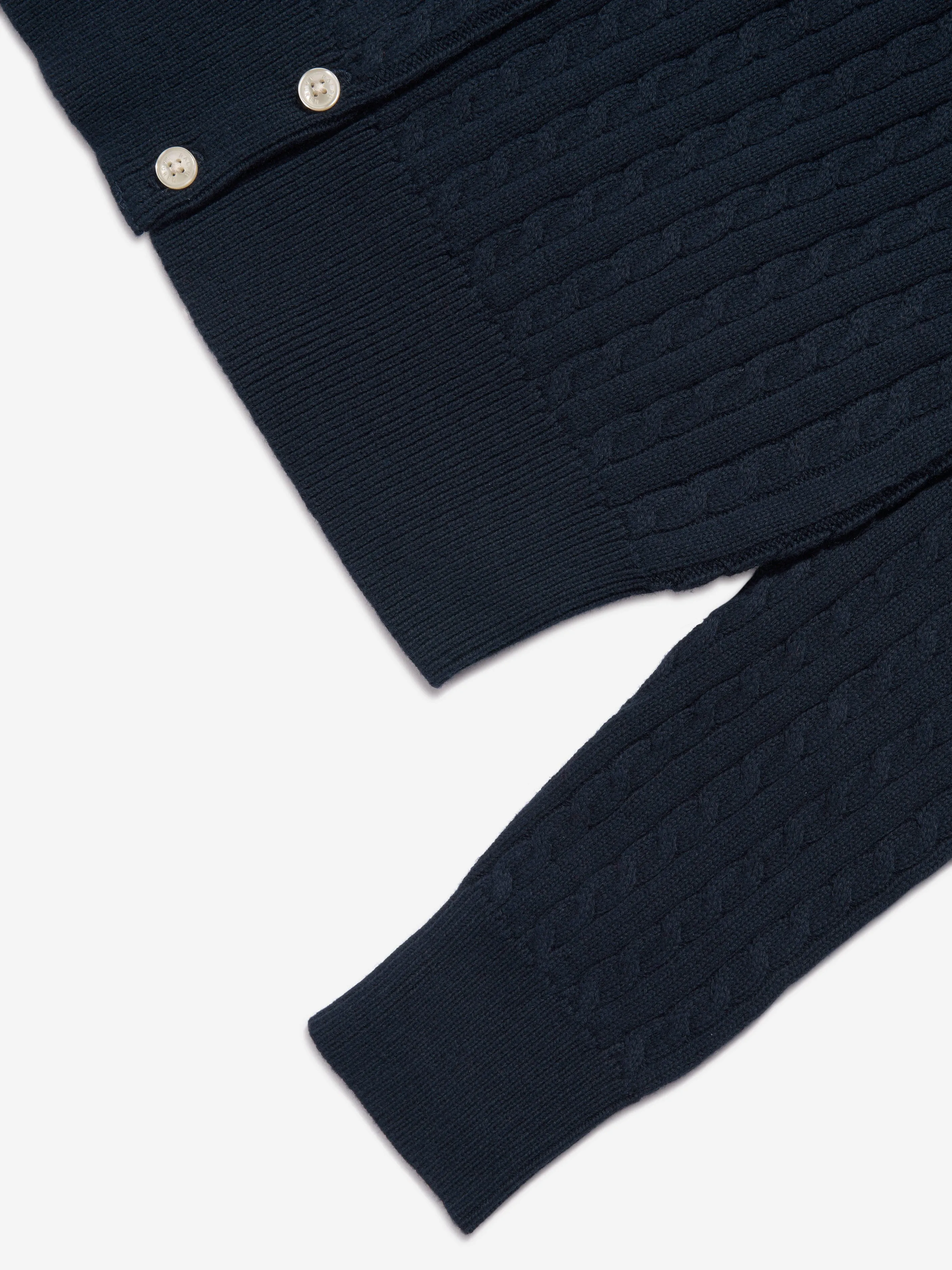 Ralph Lauren Mädchen Mini Rippstrick Cardigan in Marine