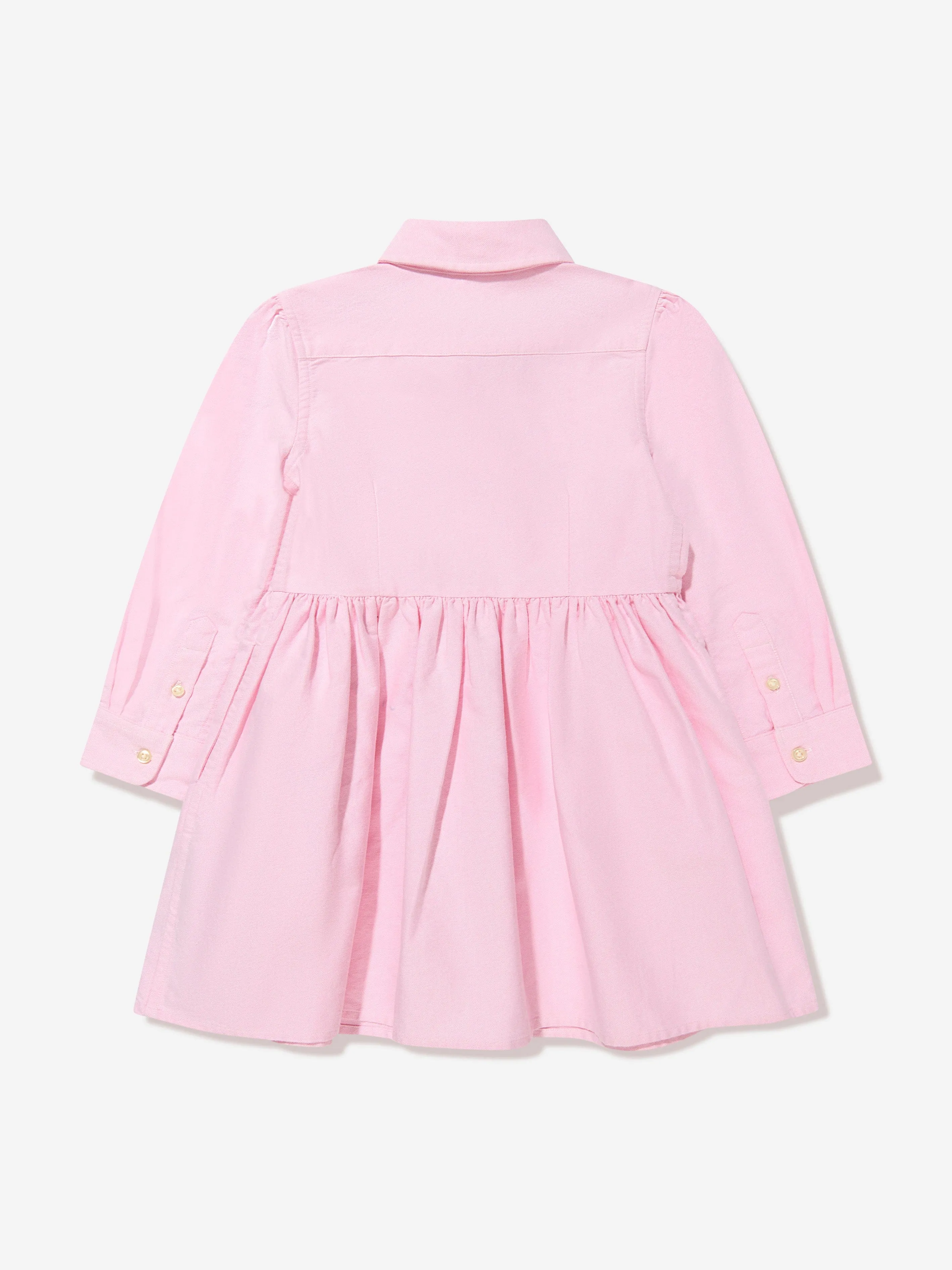 Ralph Lauren Mädchen Oxford Hemdkleid in Rosa